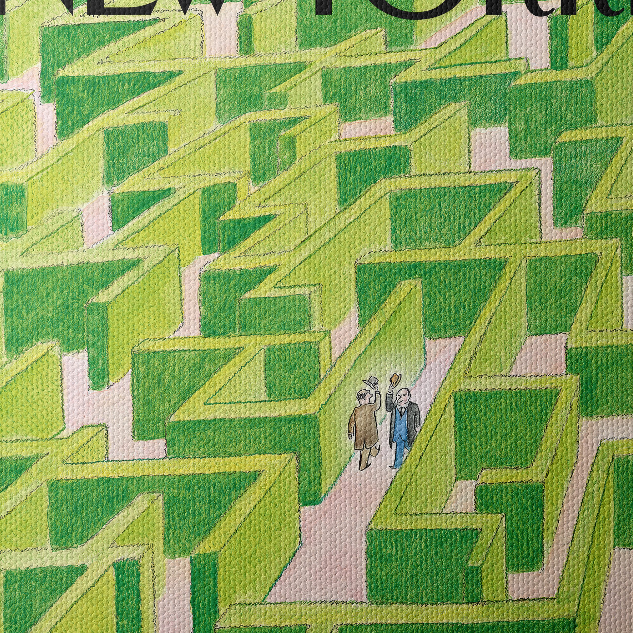 The New Yorker Magazine Illustration of a Maze - Image 4