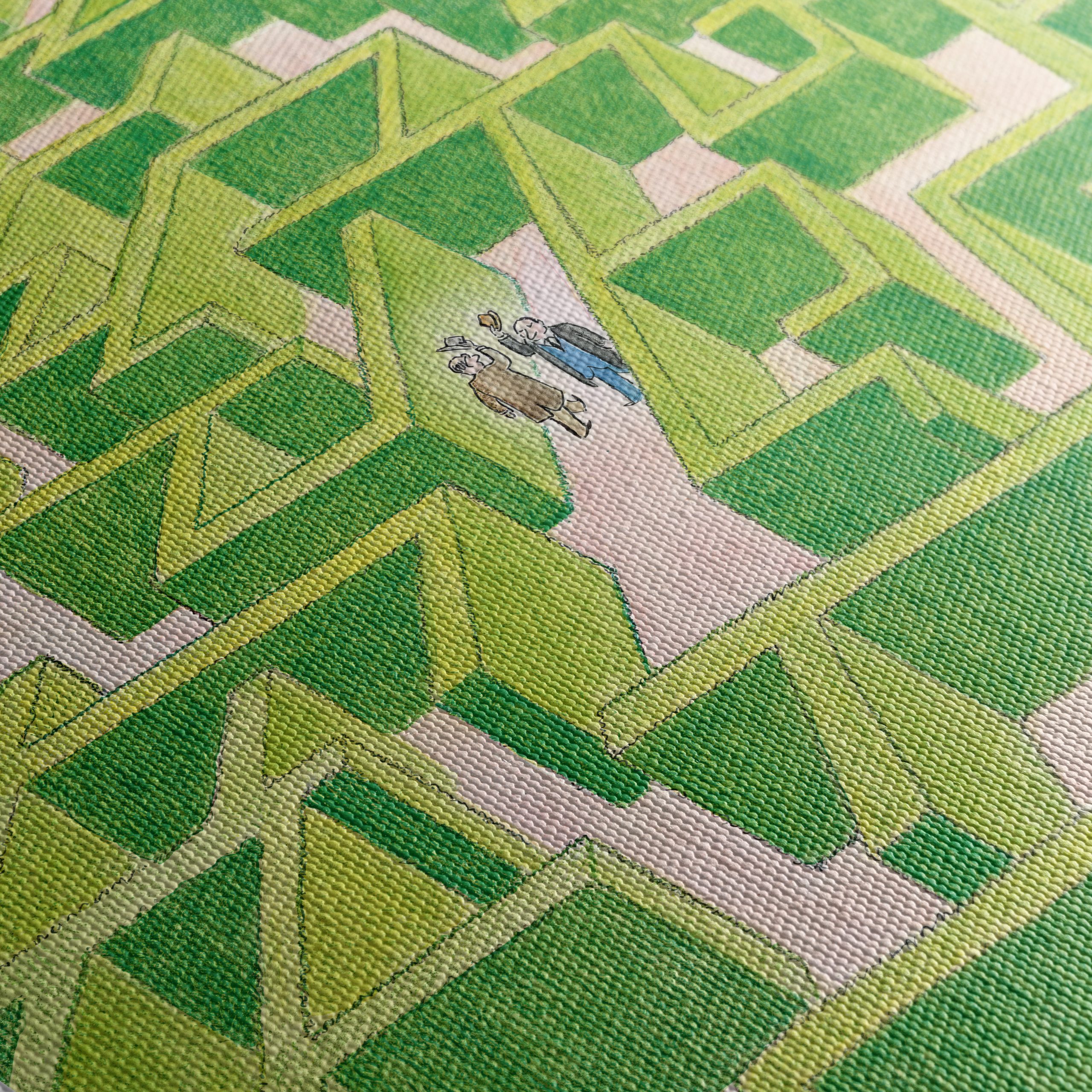 The New Yorker Magazine Illustration of a Maze - Image 5