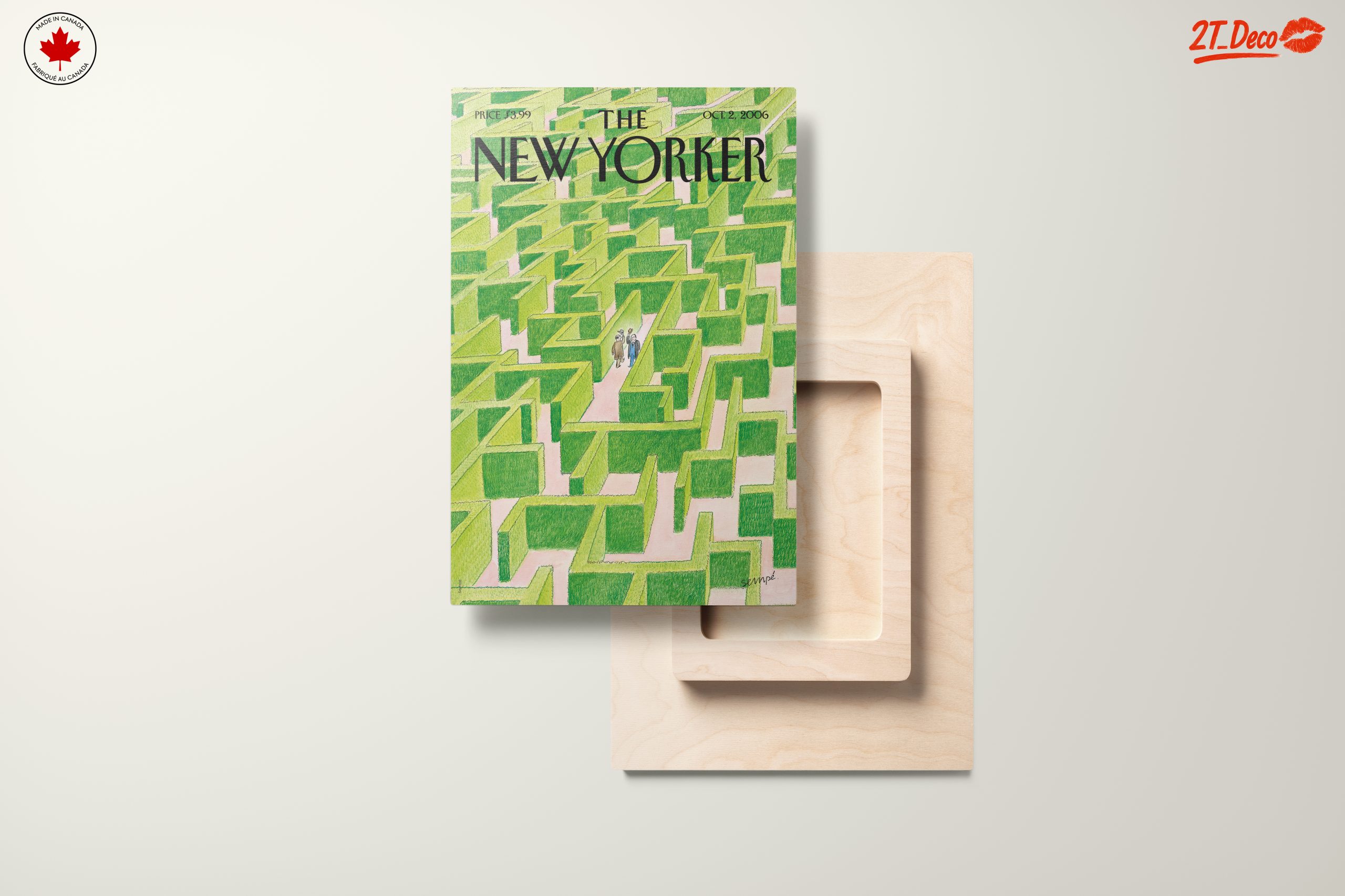 The New Yorker Magazine Illustration of a Maze - Image 11