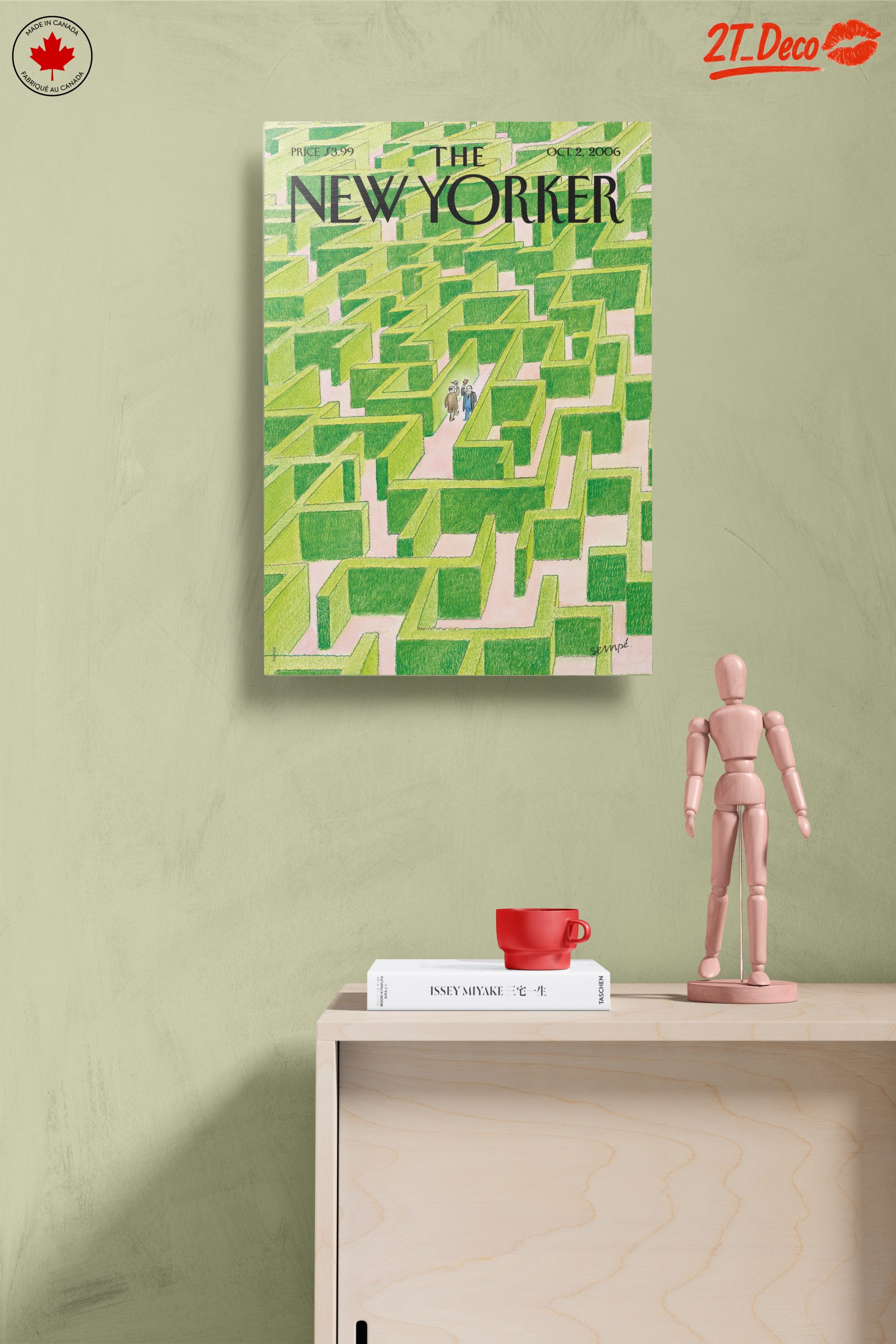 The New Yorker Magazine Illustration of a Maze - Image 14
