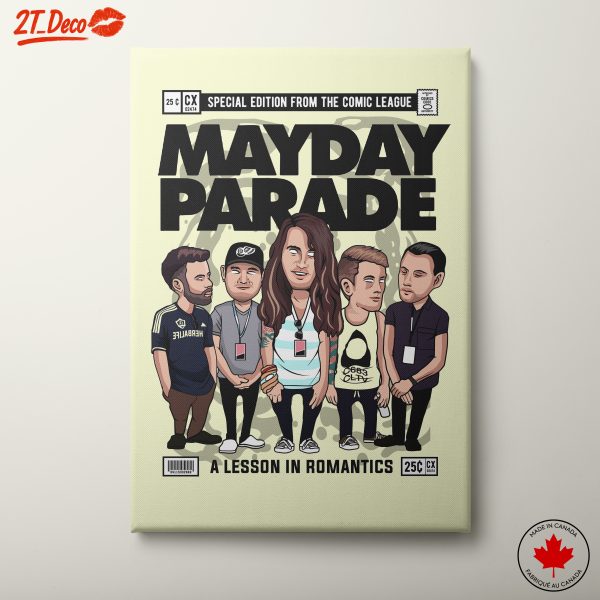 Mayday Parade Band Art Illustration