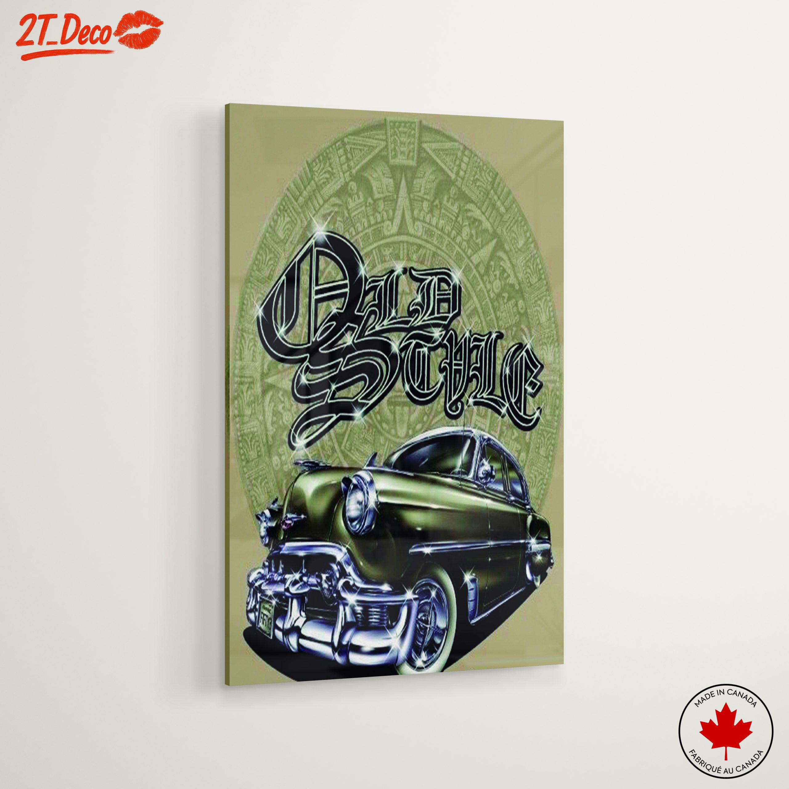 Classic Car Artwork with Vintage Style - Image 6