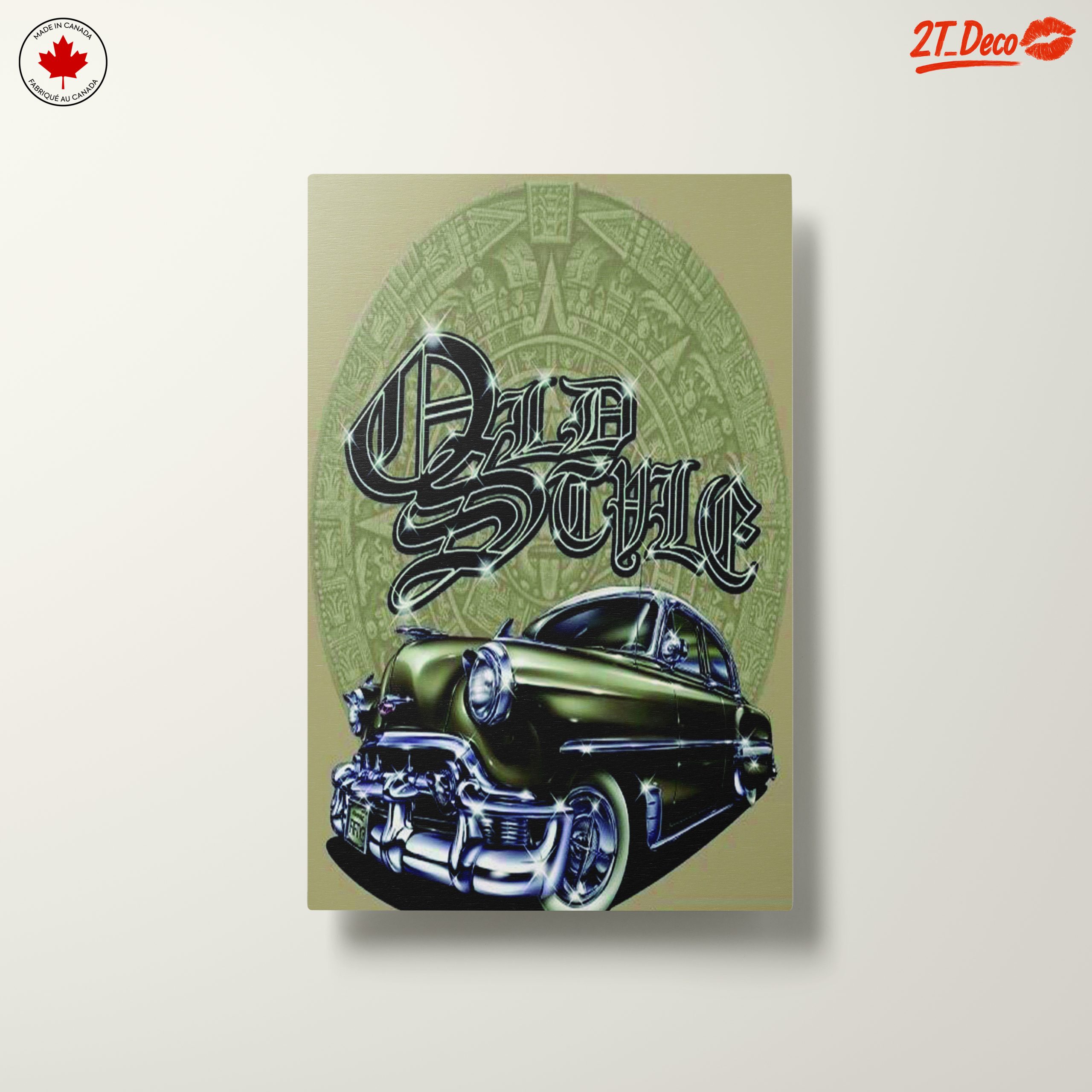 Classic Car Artwork with Vintage Style - Image 10