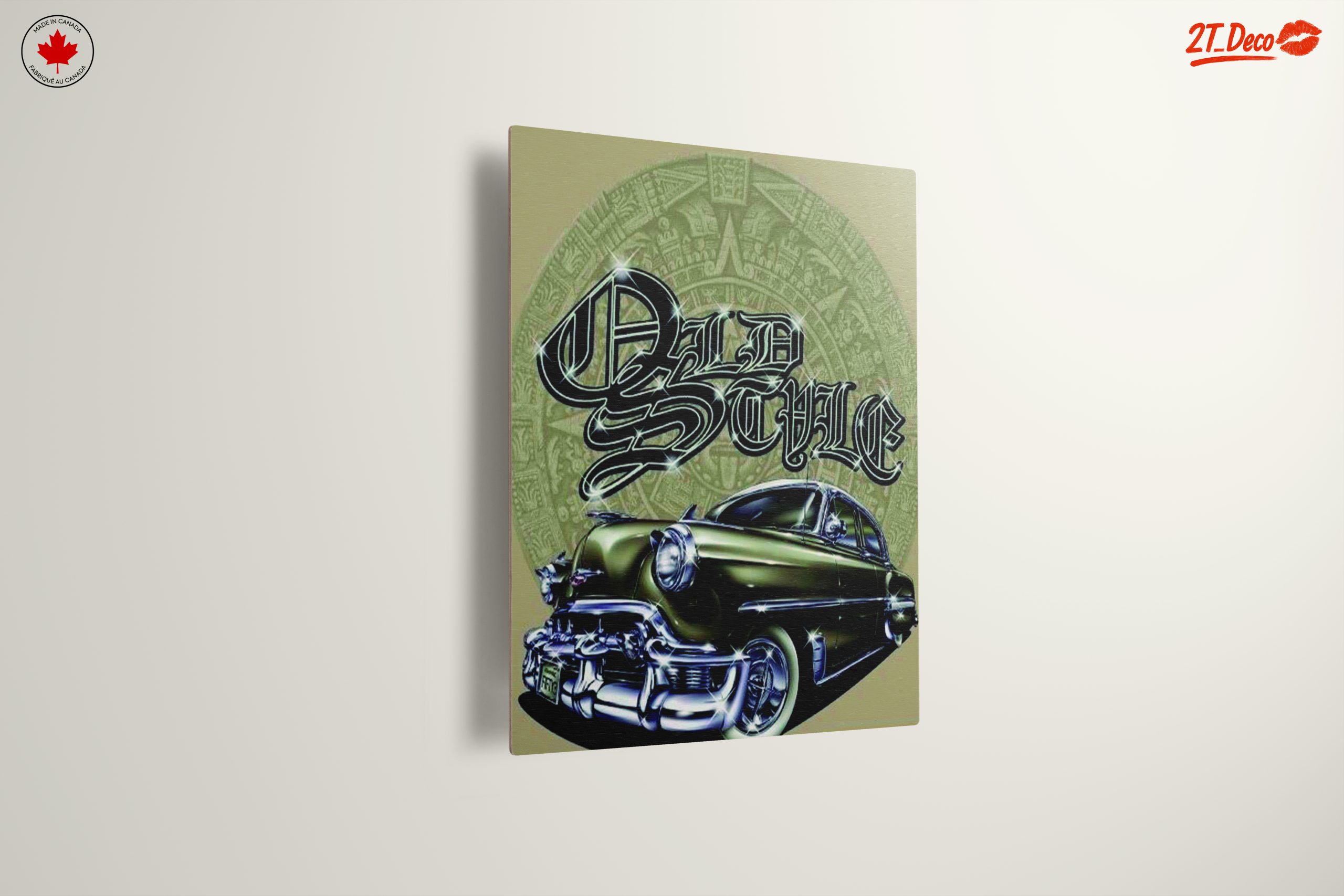 Classic Car Artwork with Vintage Style - Image 13