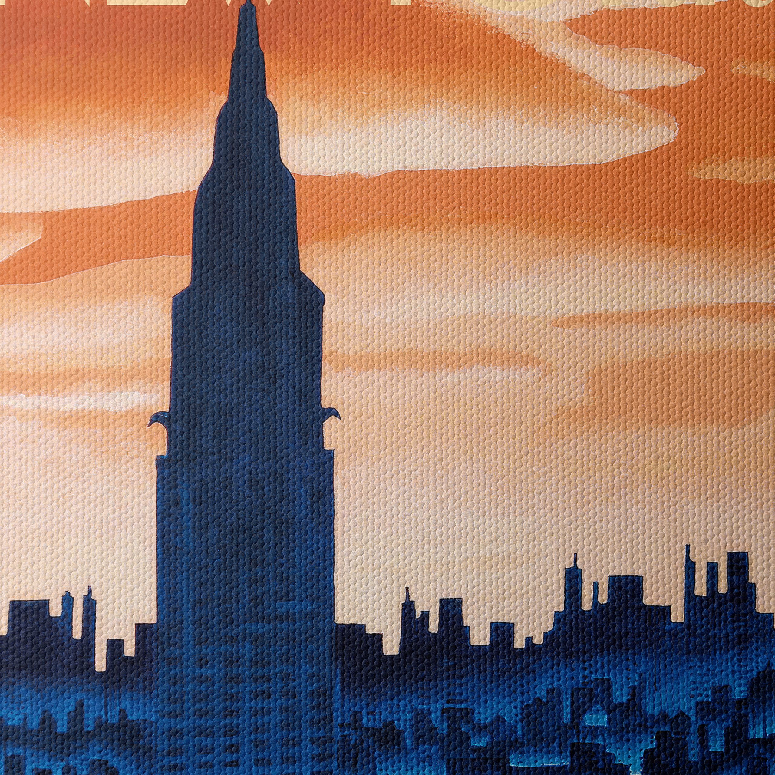 The New Yorker Cover Featuring Cat and NYC Skyline - Image 4