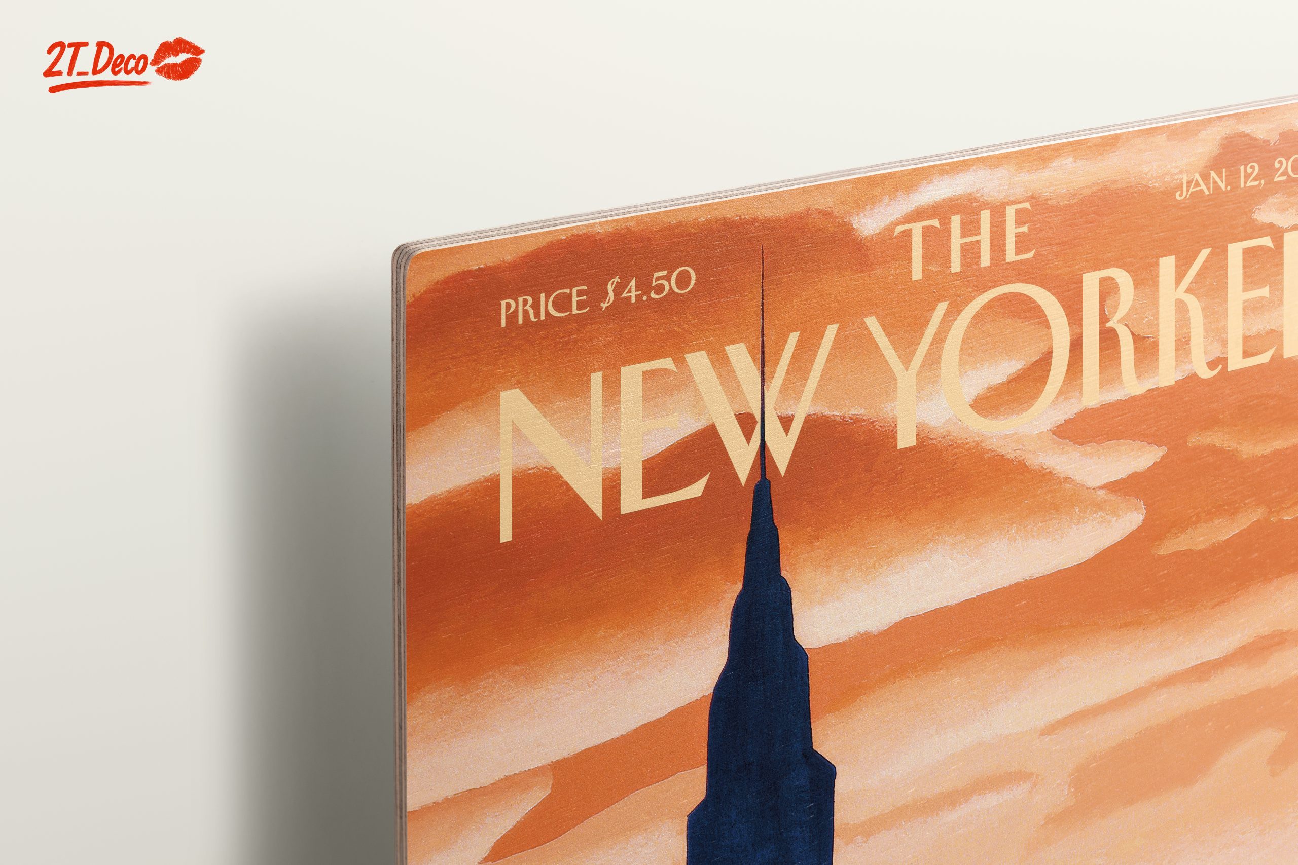 The New Yorker Cover Featuring Cat and NYC Skyline - Image 15