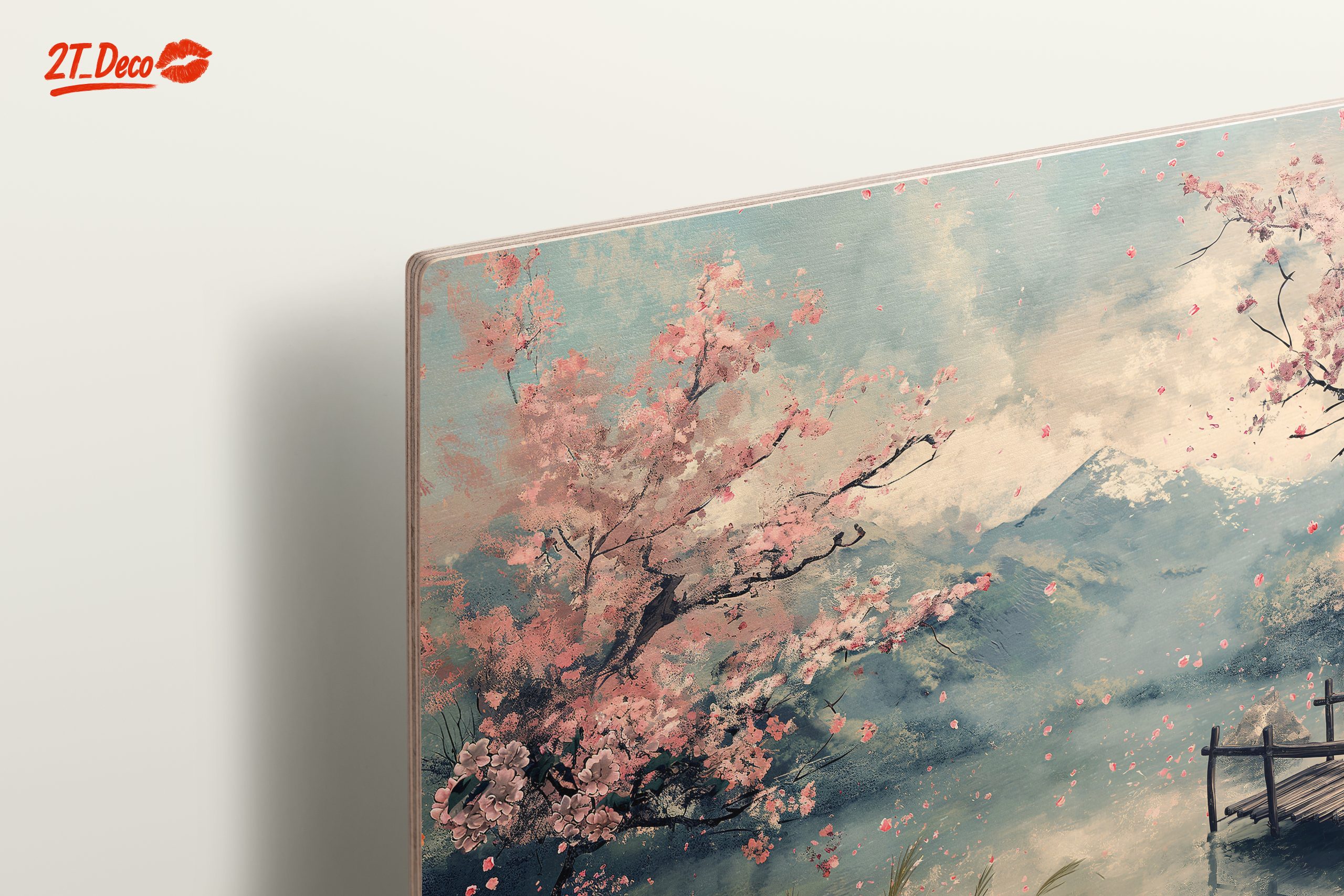 Tranquil Adventure Landscape with Blossoming Trees - Image 15