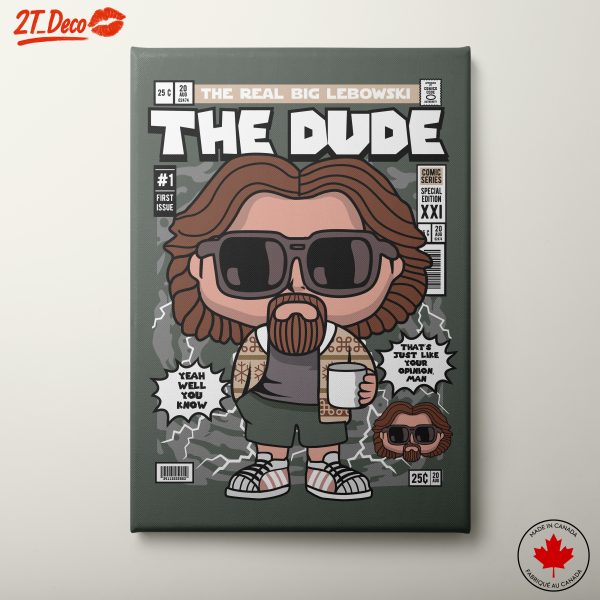 The Dude Character Art from The Big Lebowski
