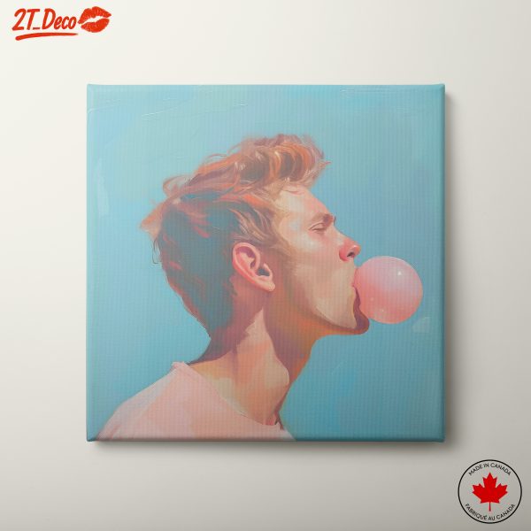 Vibrant Contemporary Portrait of a Young Man