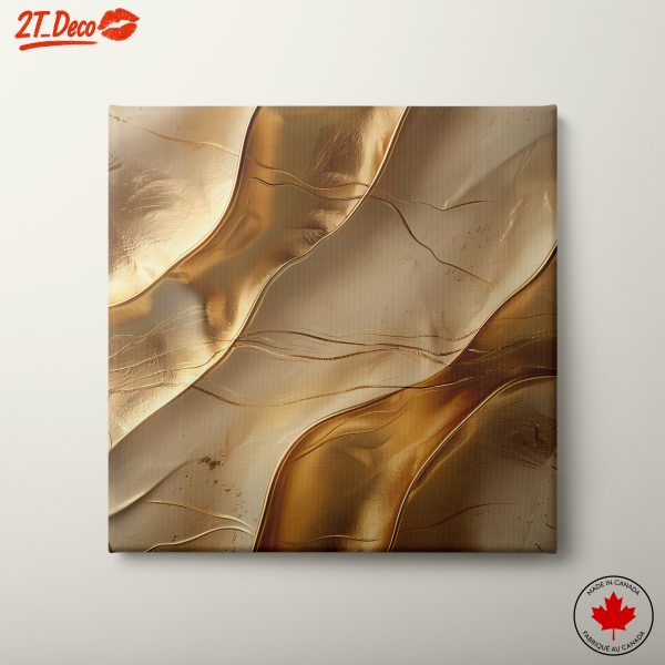 Elegant Gold Abstract Artwork