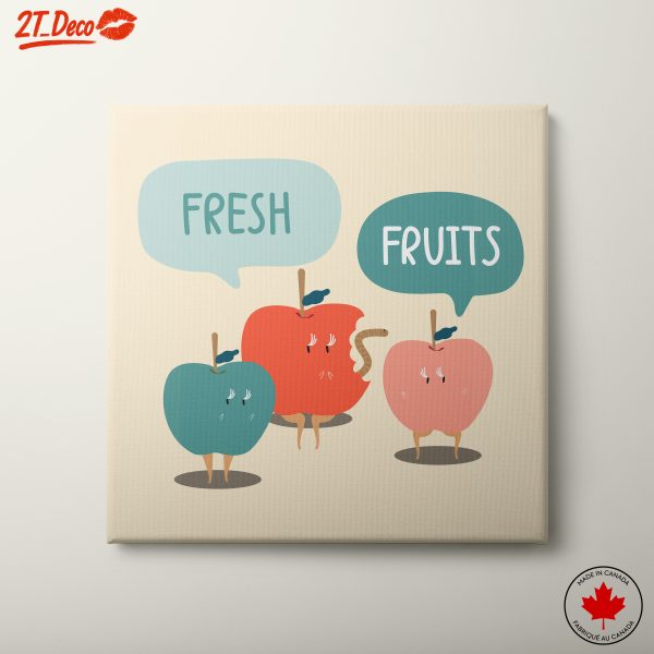 Playful Fruit Illustrations with Whimsical Characters