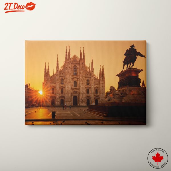 Stunning Sunset Over Milan Cathedral