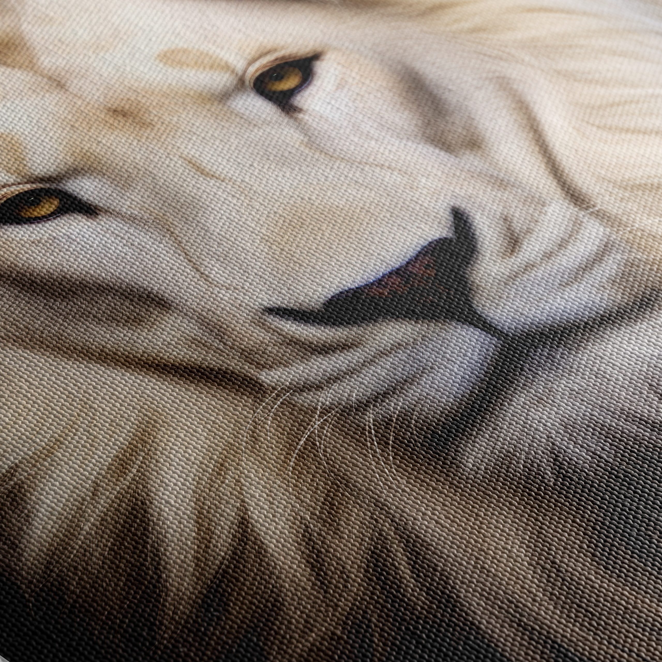 Majestic Lion Portrait Wall Art 4 - Image 5