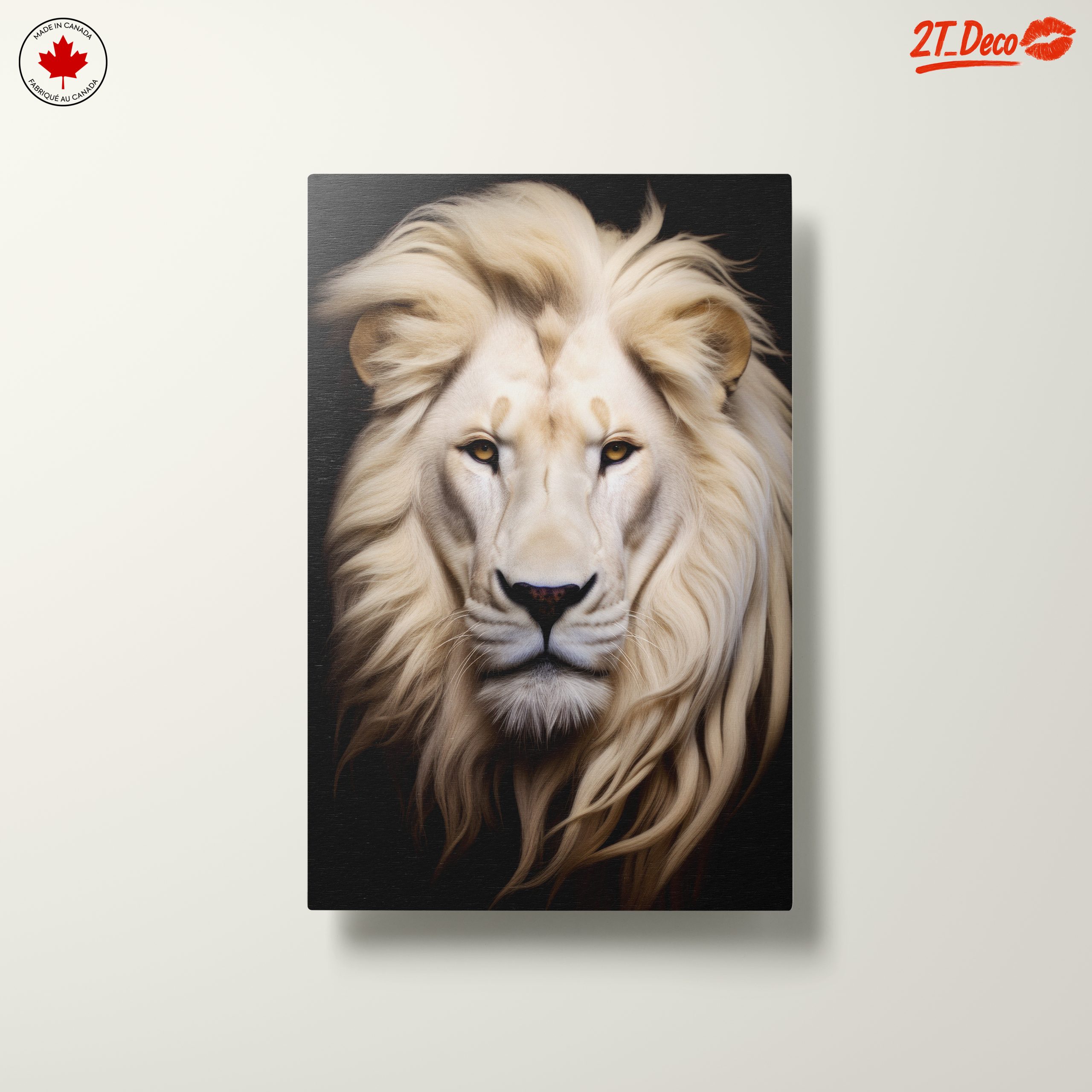 Majestic Lion Portrait Wall Art 4 - Image 10