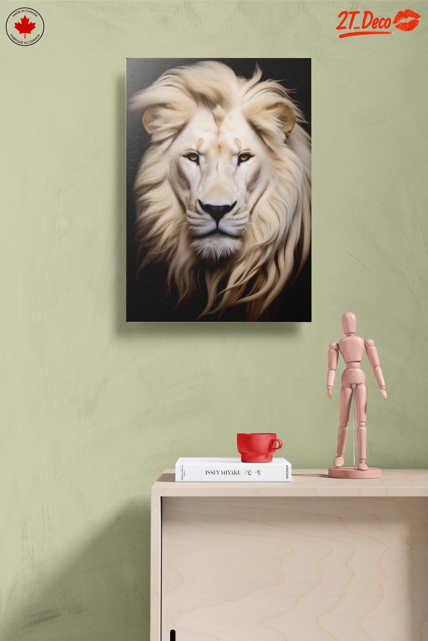 Majestic Lion Portrait Wall Art 4 - Image 14