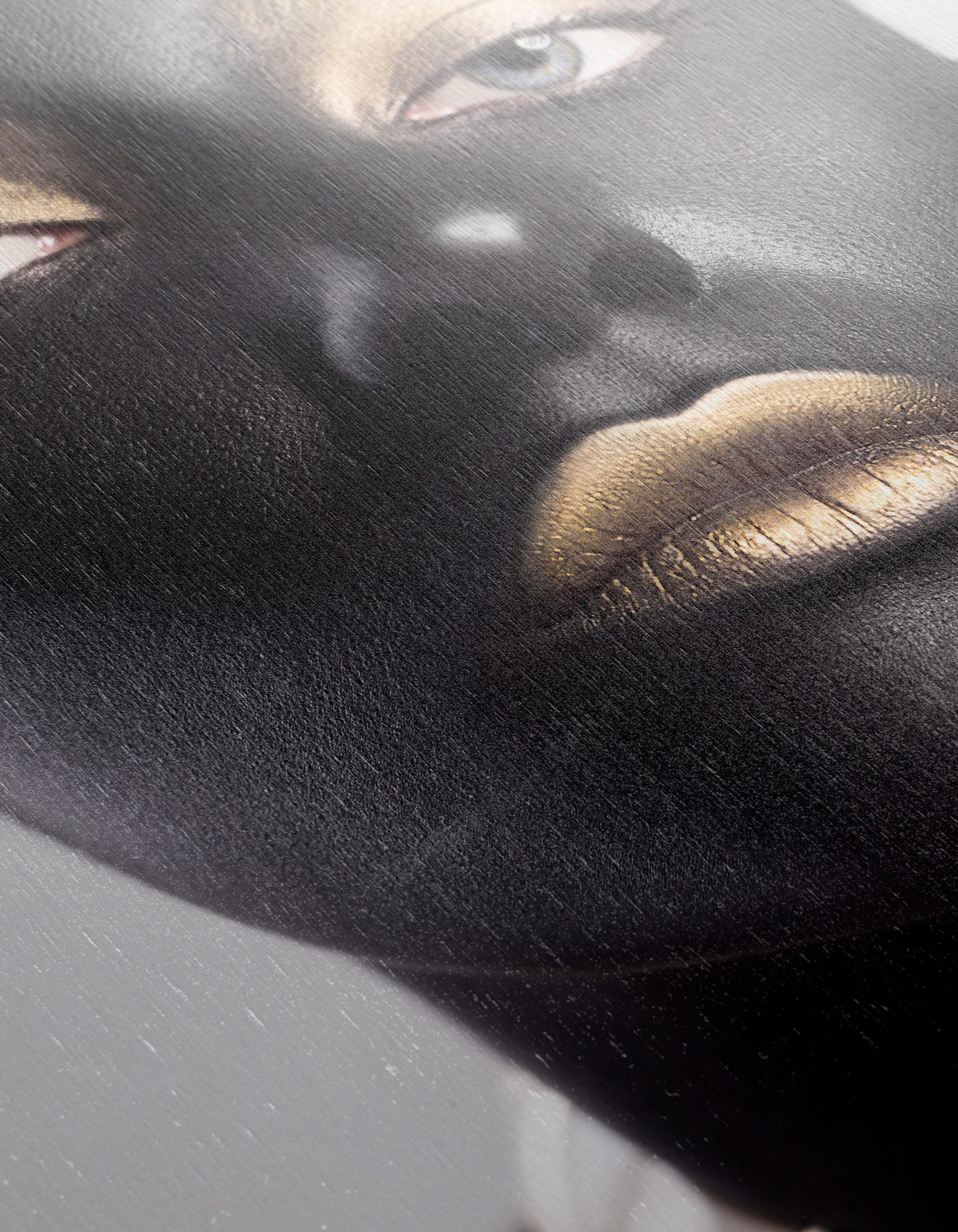 Striking Afrocentric Portrait with Gold Accents - Image 12