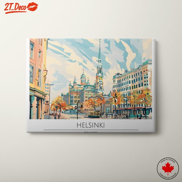 Vibrant Urban Scene of Helsinki