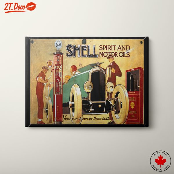 Vintage Shell Oil Advertising Art