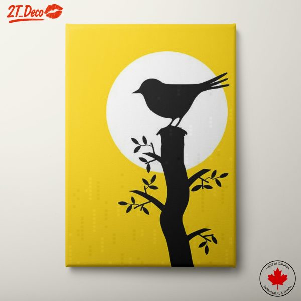 Graphic Bird Silhouette Wall Art