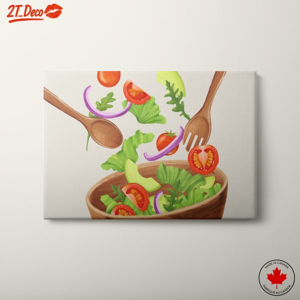 Vibrant Abstract Salad Artwork