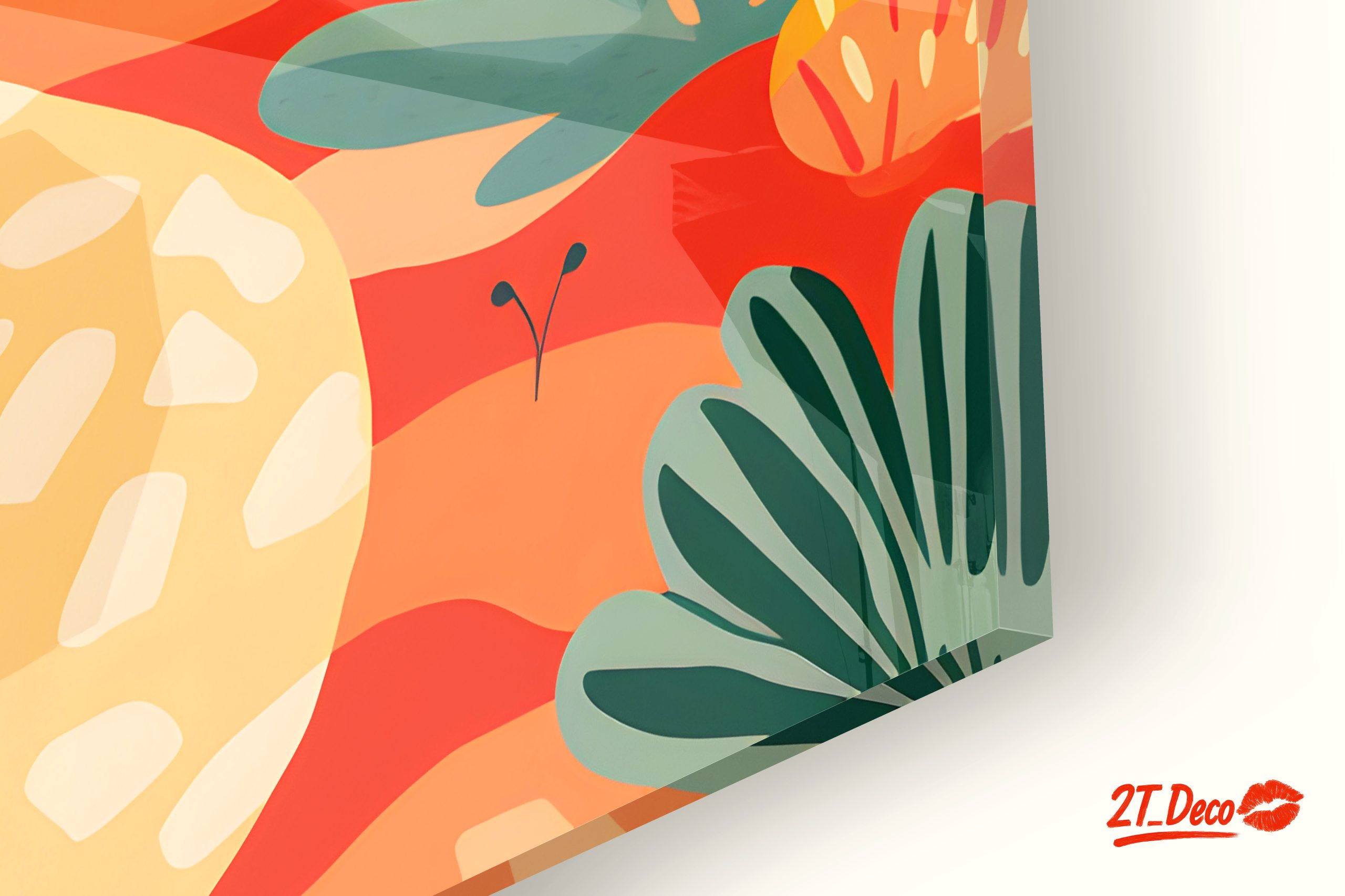 Stylized Desert Landscape with Cactus - Image 9