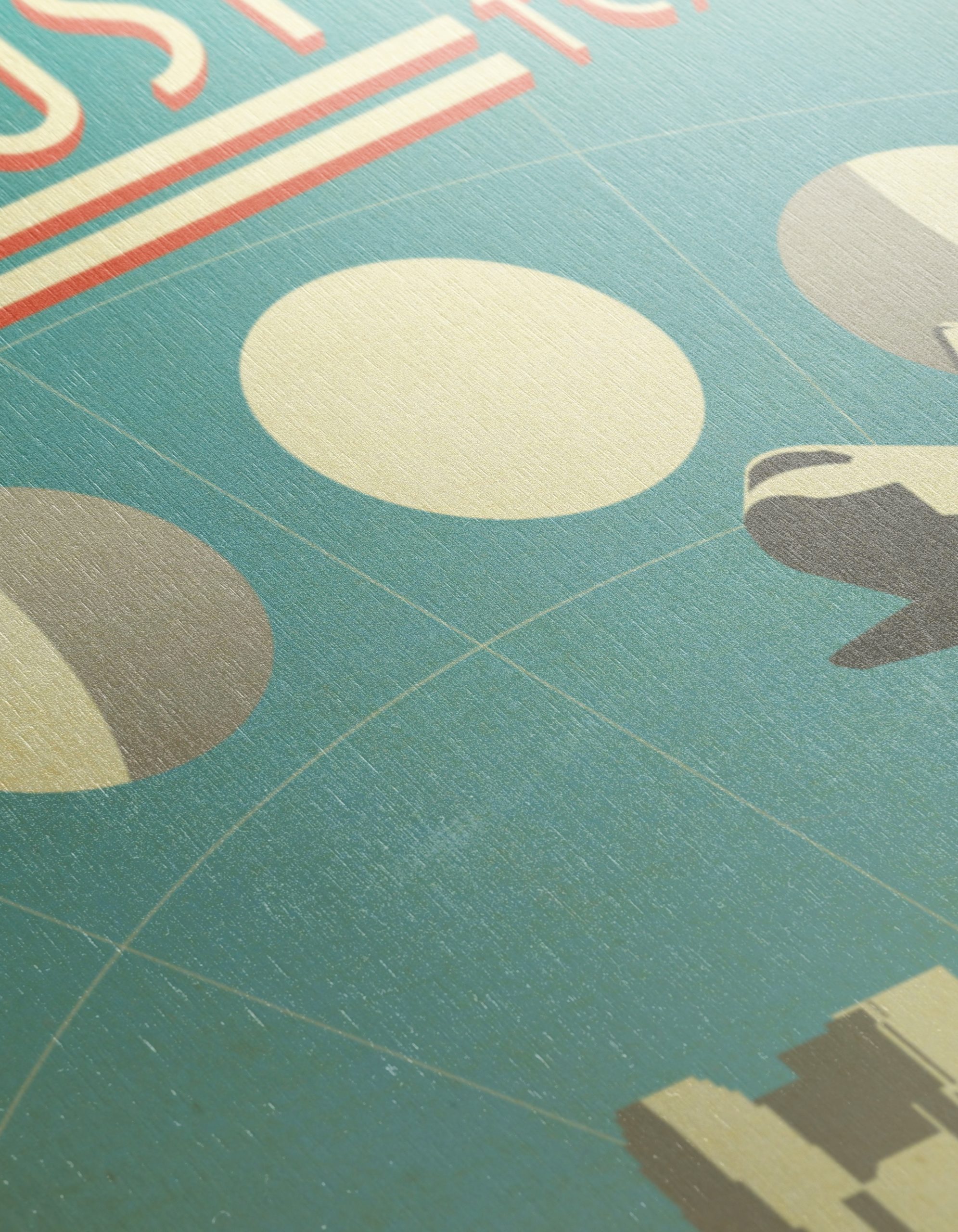 Houston Skyline Vintage Illustration - Image 12