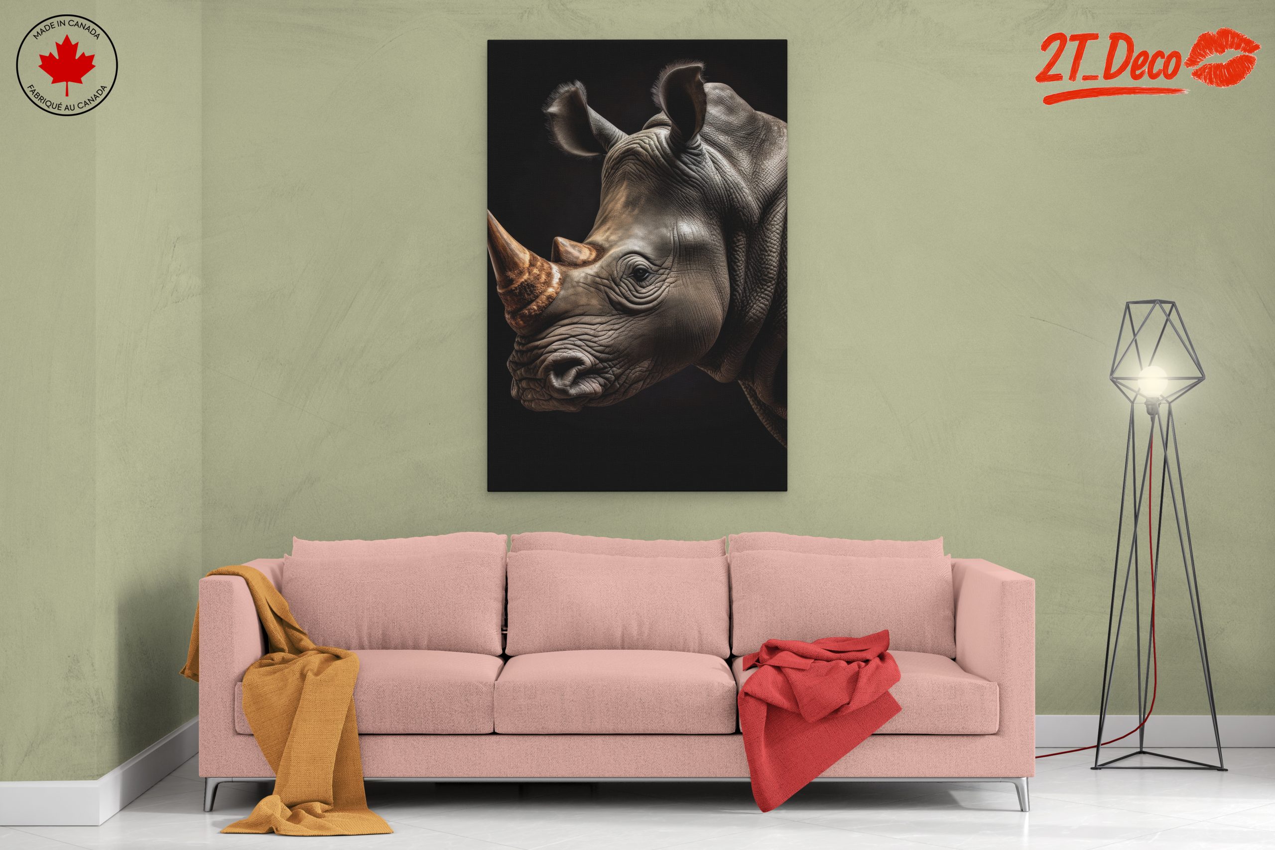 Close-Up of Majestic Rhinoceros - Image 2