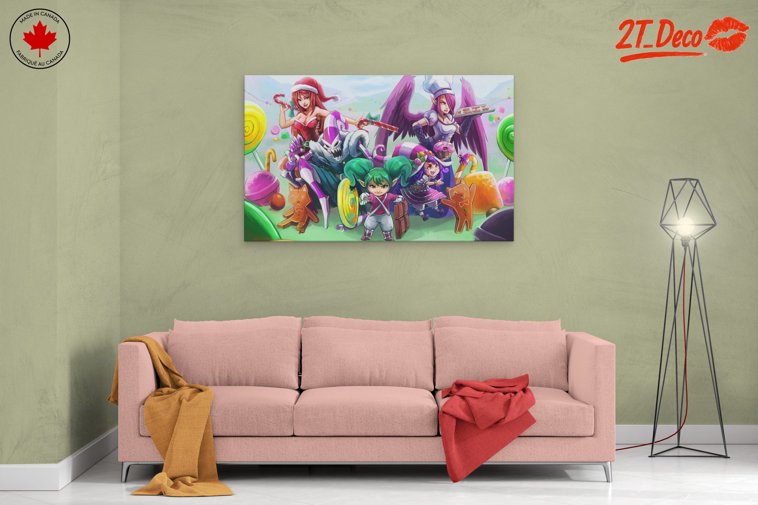 Diverse Anime Characters in a Sweet Wonderland - Image 2