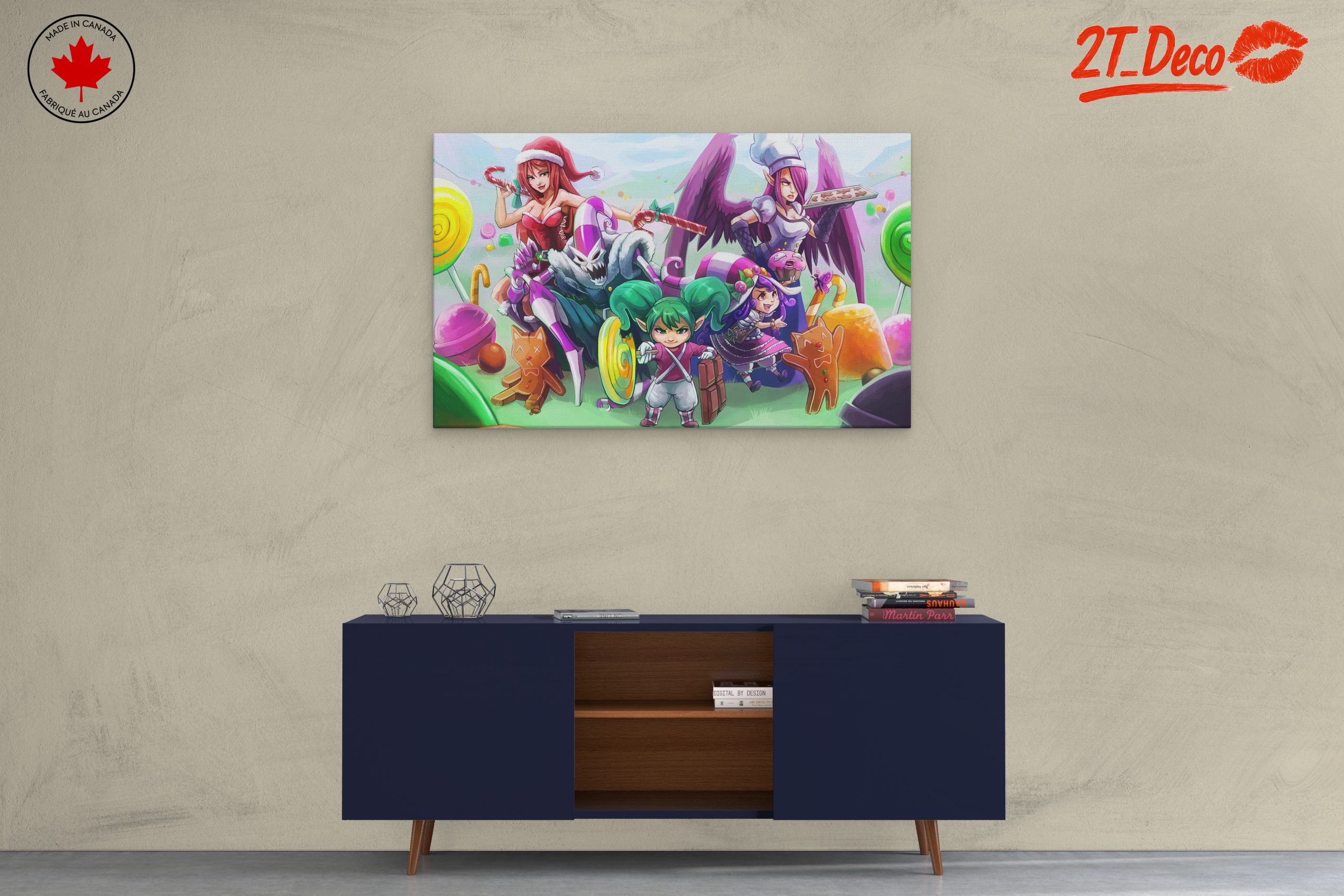 Diverse Anime Characters in a Sweet Wonderland - Image 3
