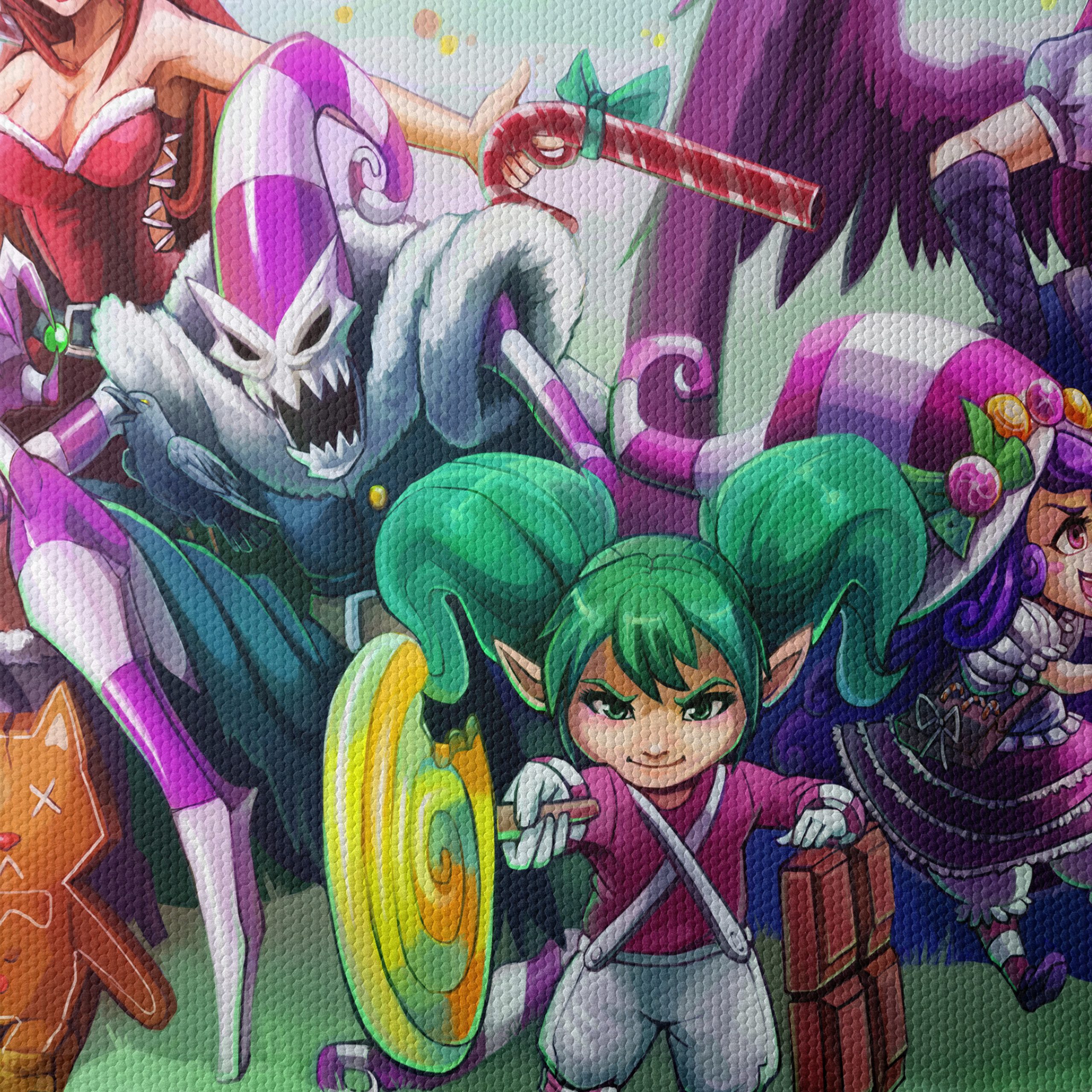 Diverse Anime Characters in a Sweet Wonderland - Image 4