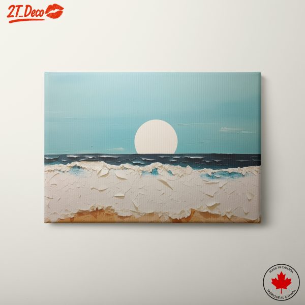 Abstract Beach Sunset Landscape