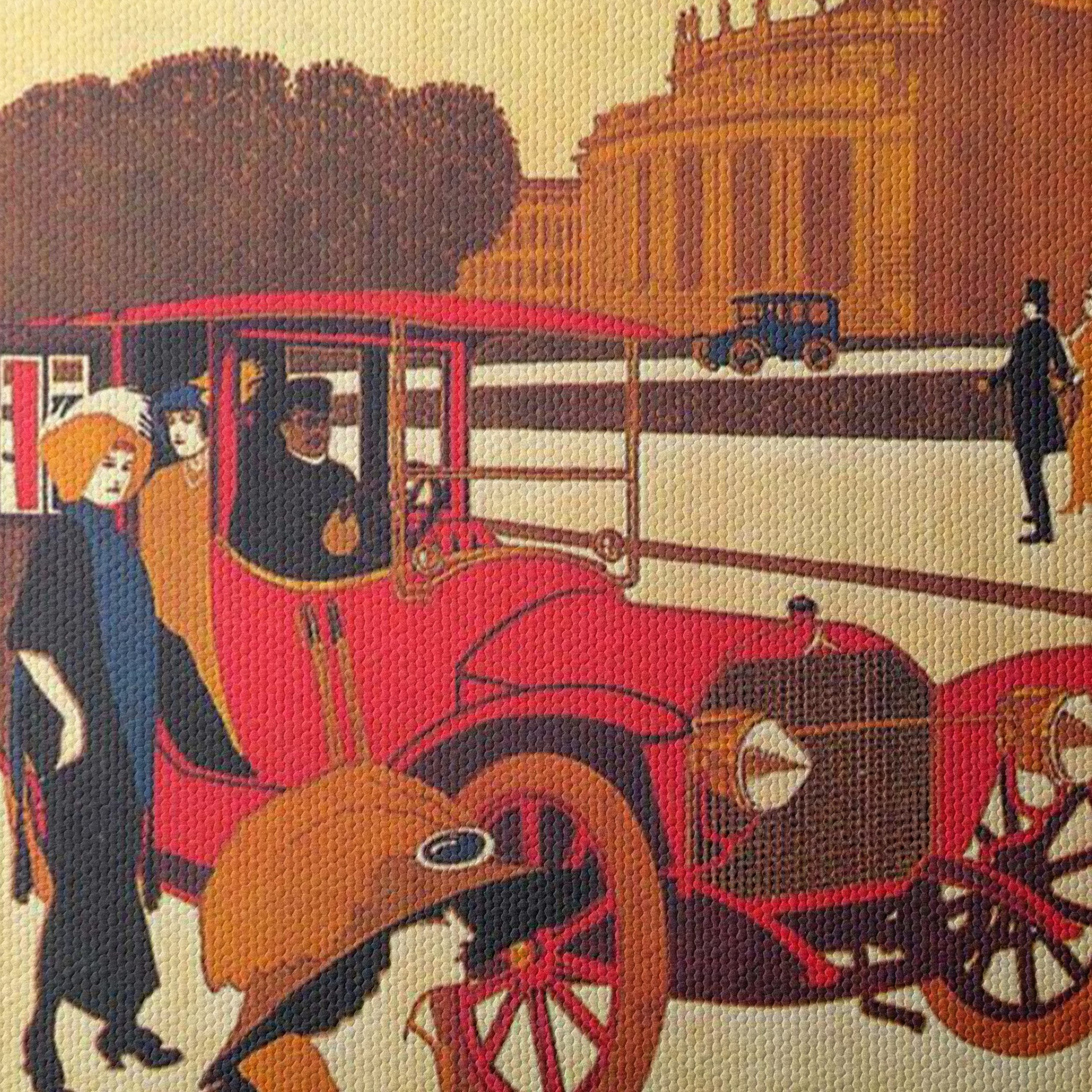 Vintage Mercedes Car Artwork 2 - Image 4