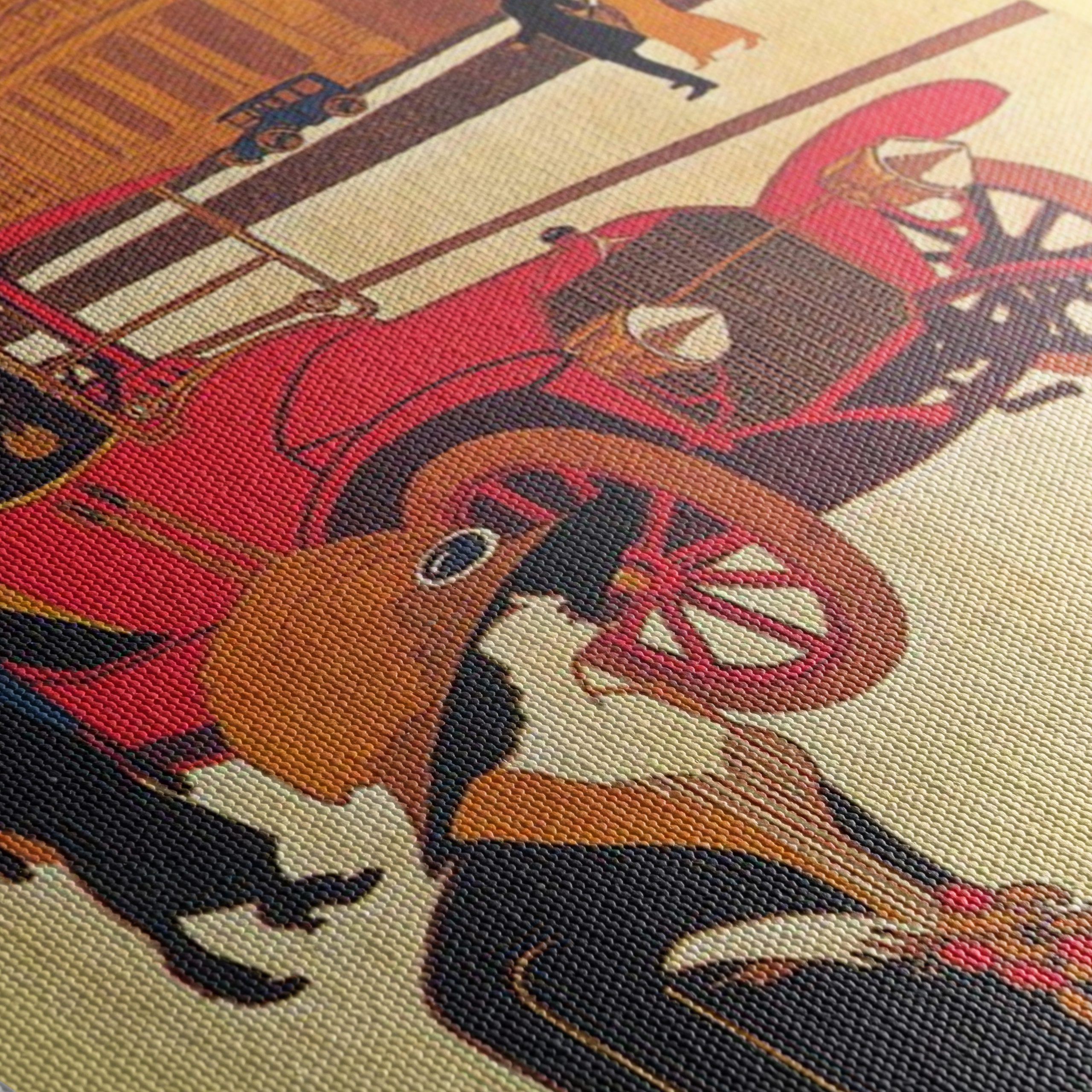 Vintage Mercedes Car Artwork 2 - Image 5