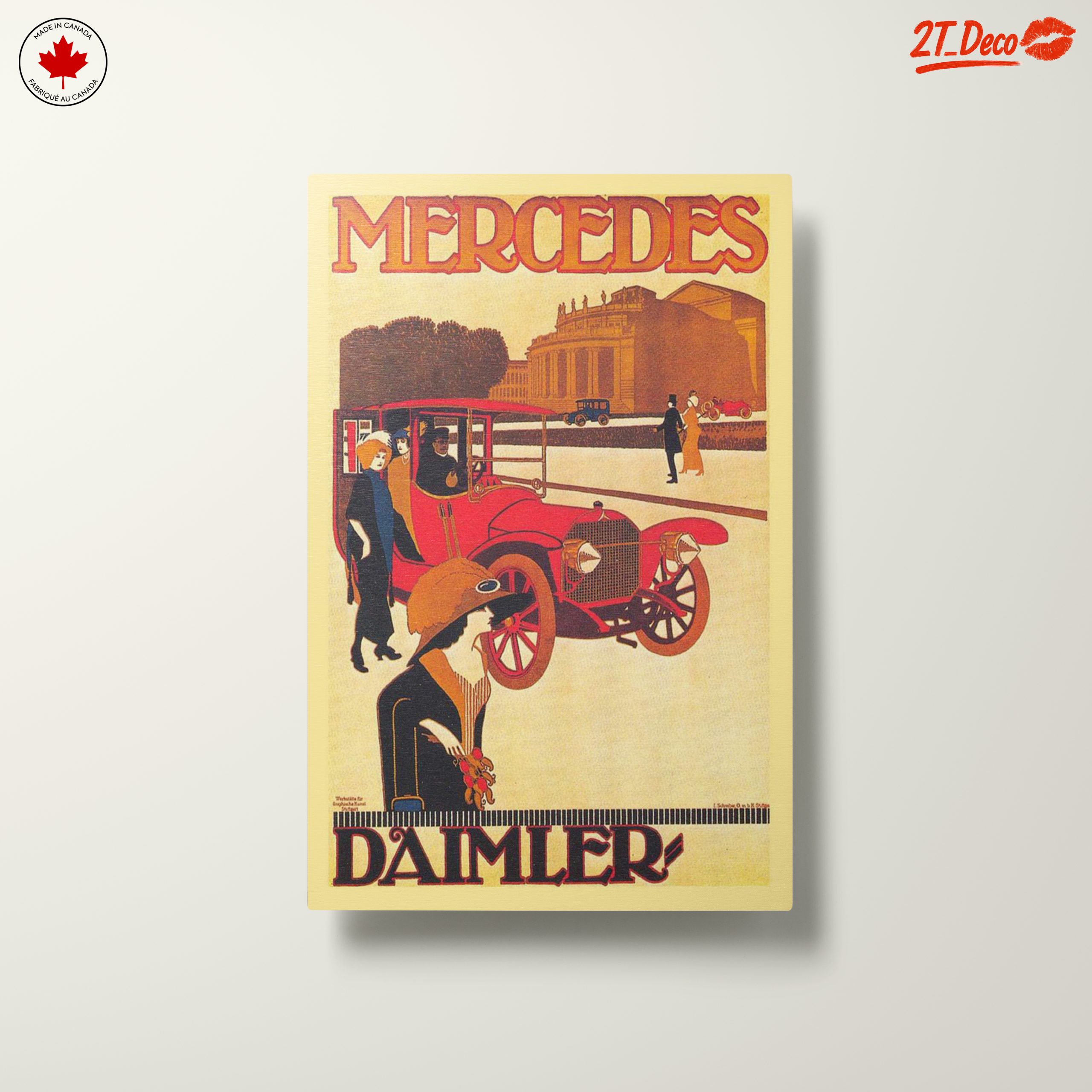Vintage Mercedes Car Artwork 2 - Image 10