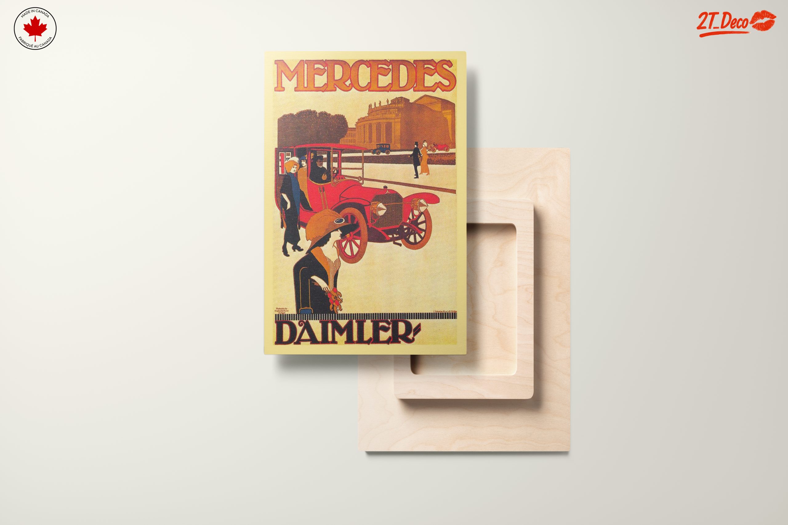 Vintage Mercedes Car Artwork 2 - Image 11