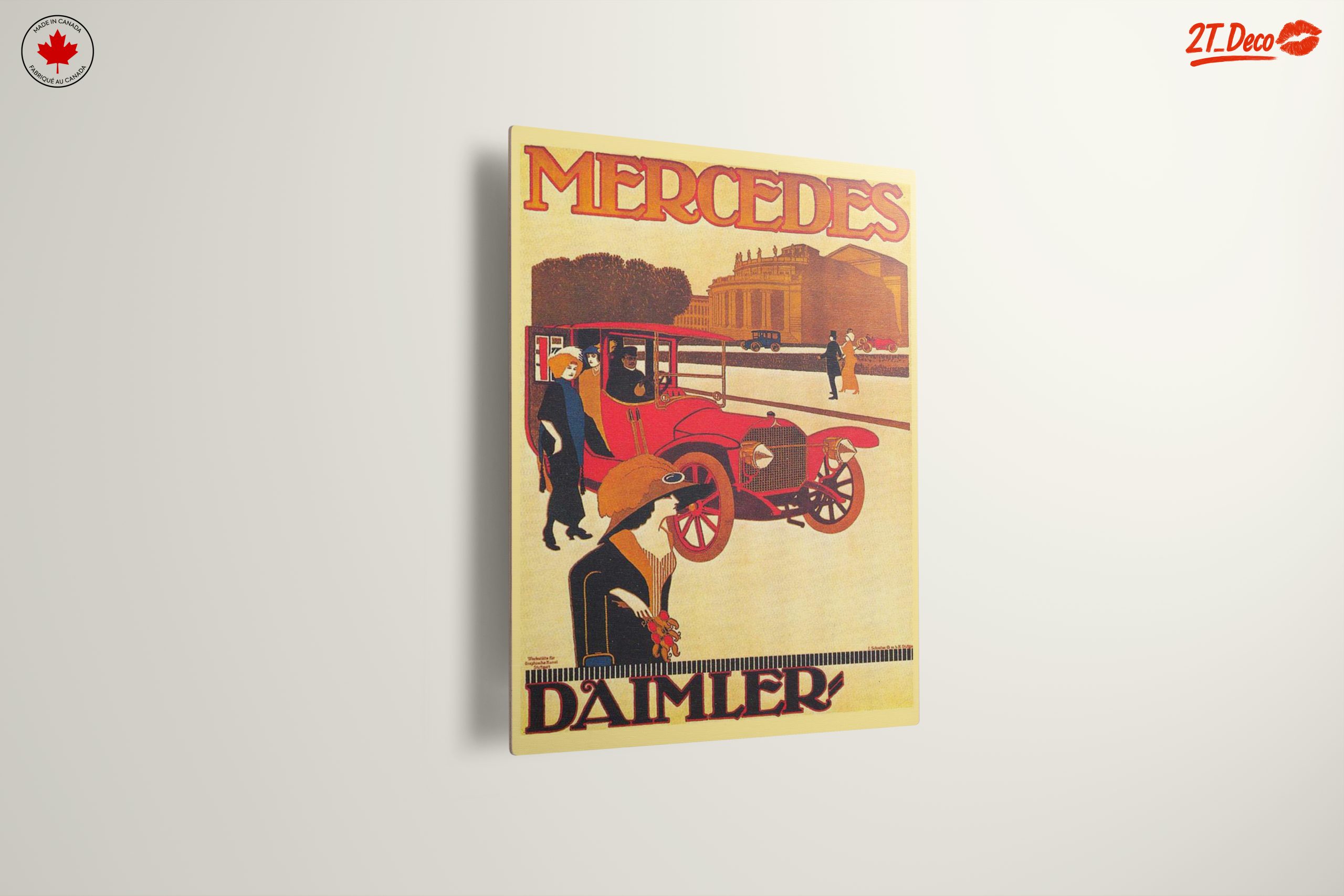Vintage Mercedes Car Artwork 2 - Image 13