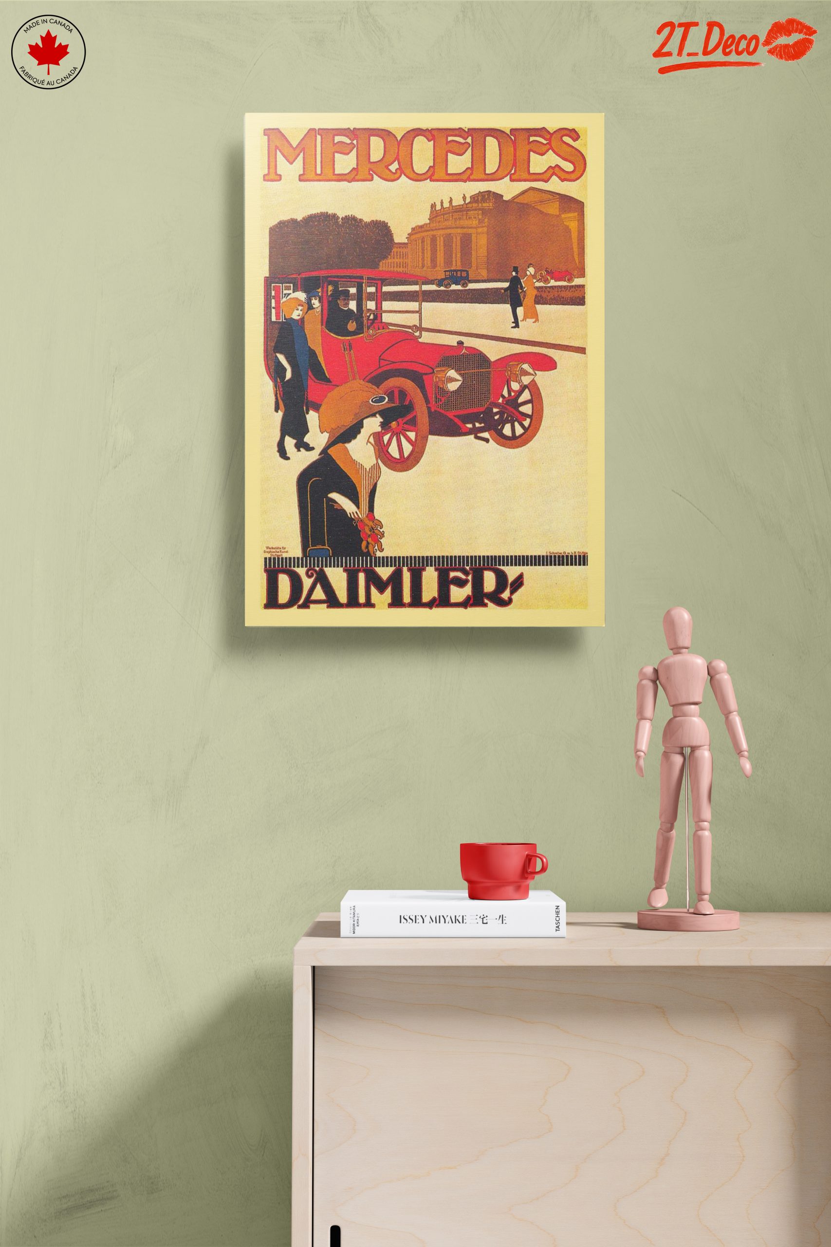 Vintage Mercedes Car Artwork 2 - Image 14