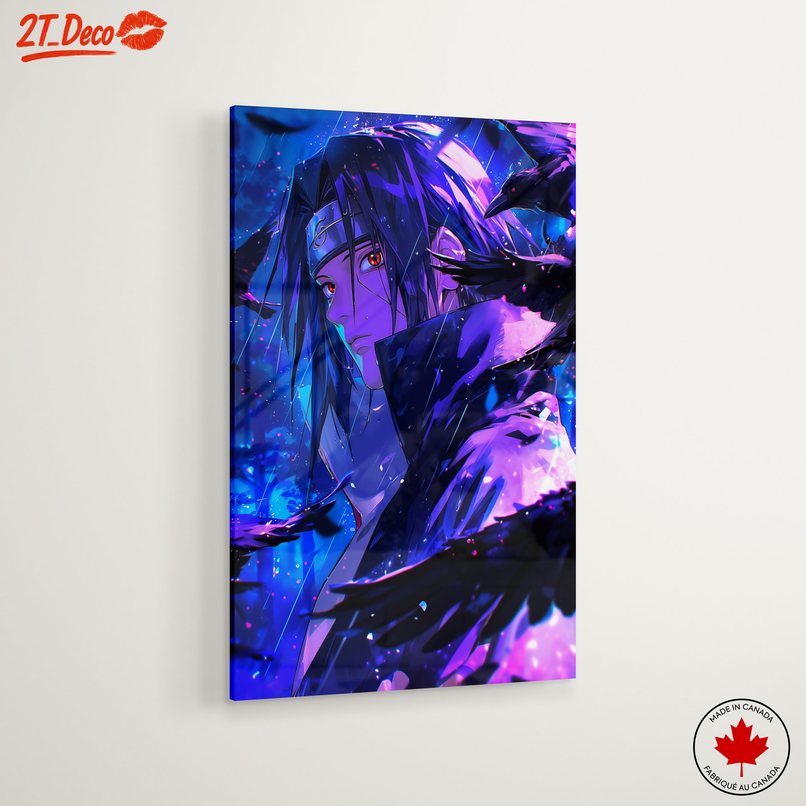 Dynamic Naruto Character Art with Ravens - Image 6