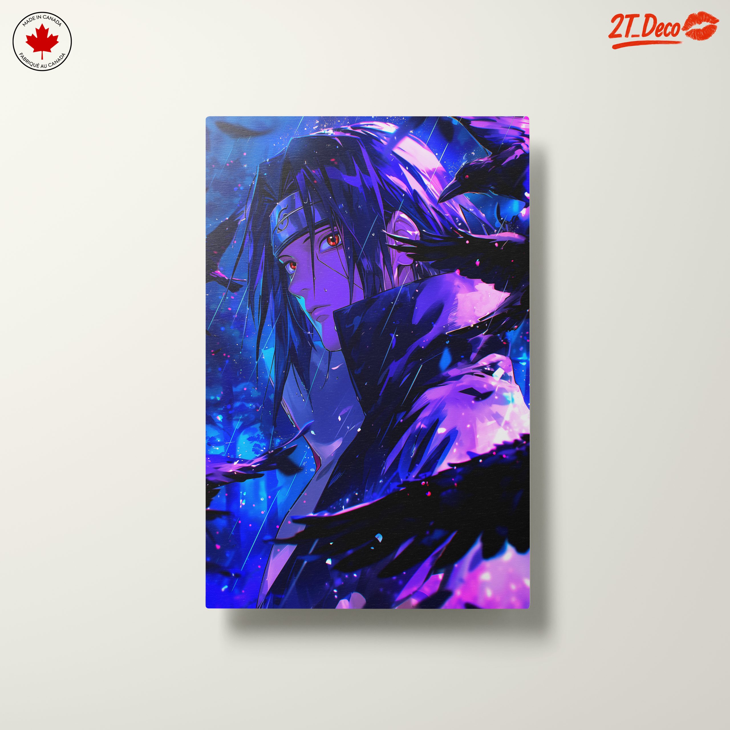 Dynamic Naruto Character Art with Ravens - Image 10
