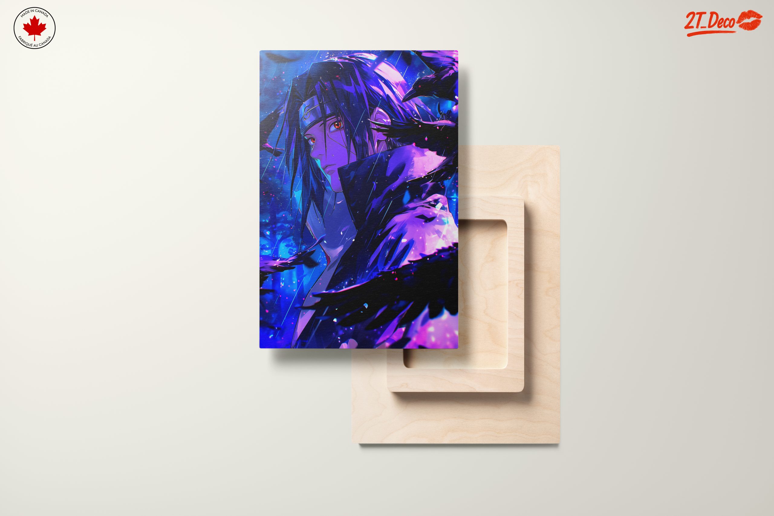 Dynamic Naruto Character Art with Ravens - Image 11