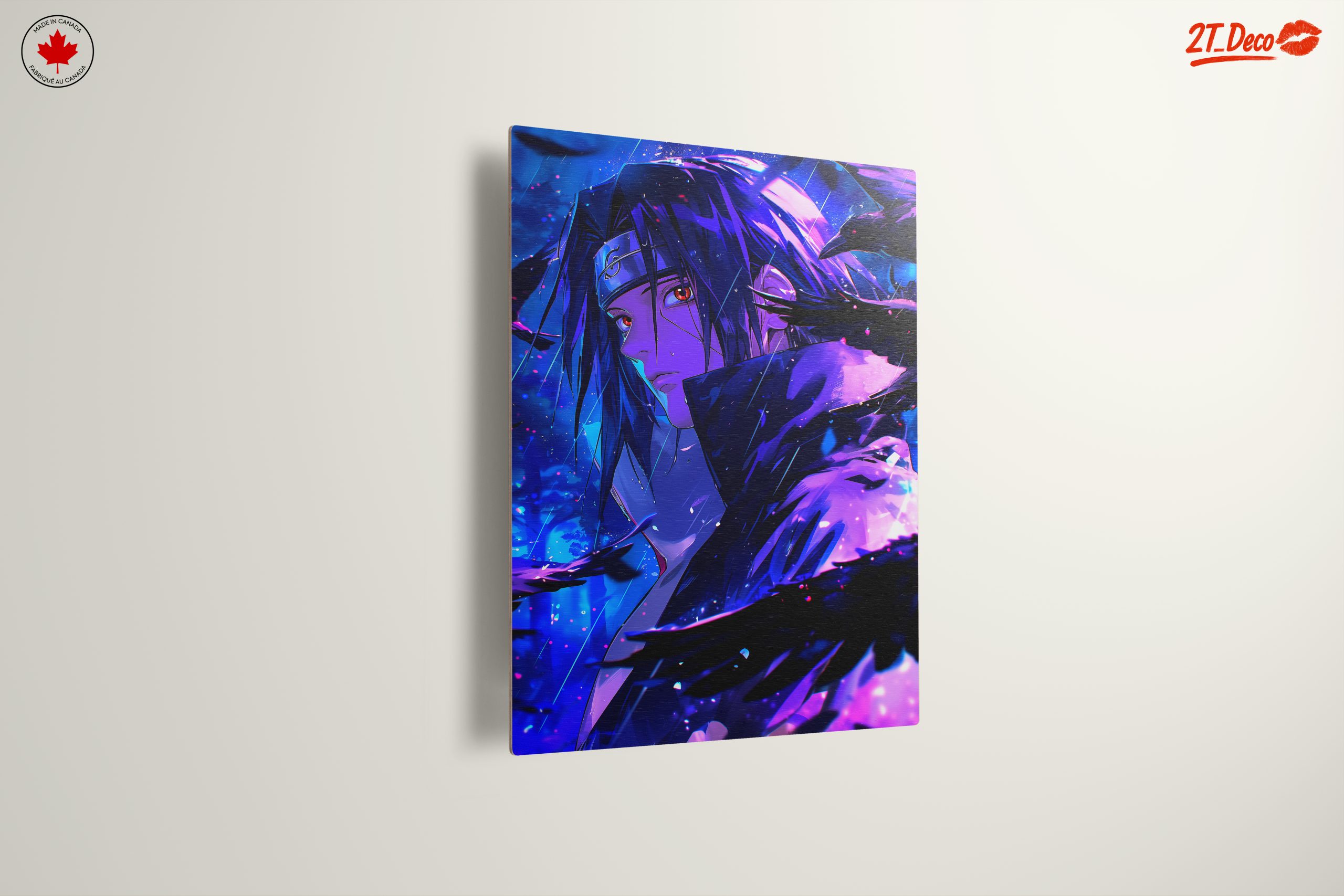 Dynamic Naruto Character Art with Ravens - Image 13