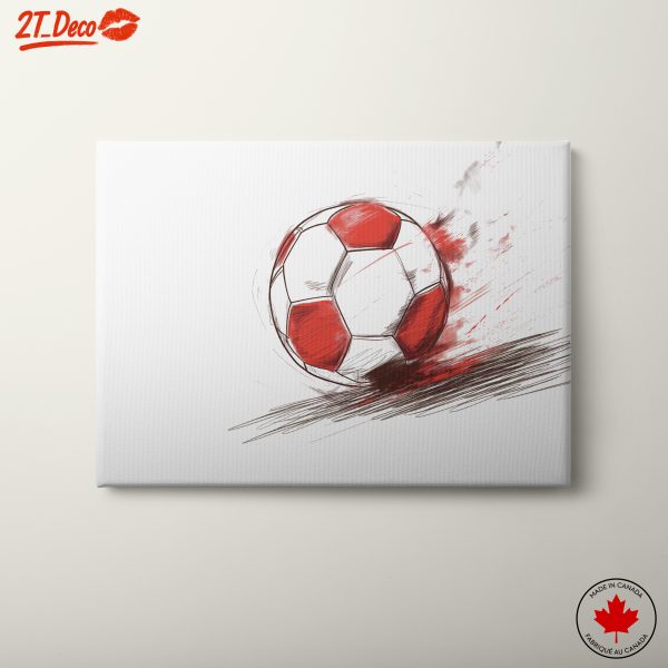 Dynamic Soccer Ball Artwork