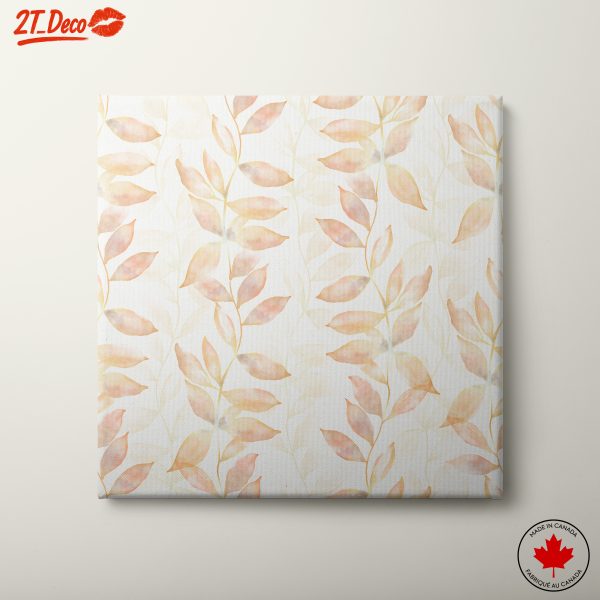 Elegant Botanical Leaf Watercolor Art