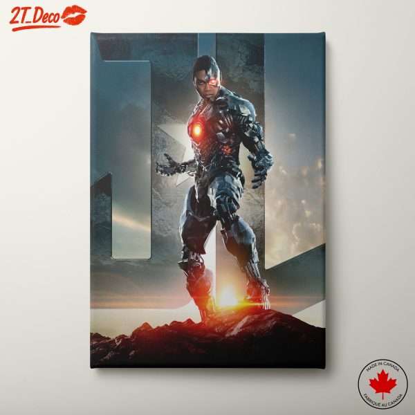 Cyborg from DC Comics in Dynamic Pose