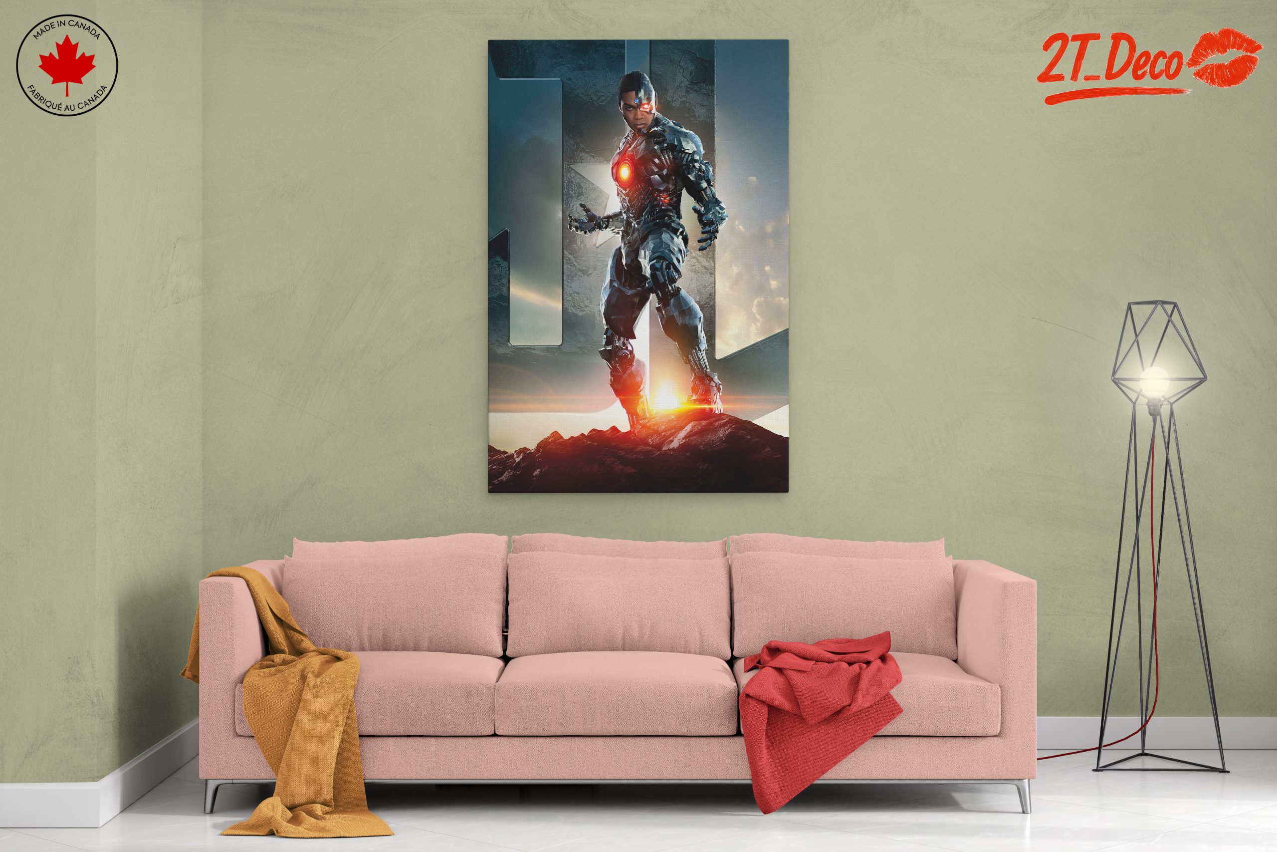 Cyborg from DC Comics in Dynamic Pose - Image 2