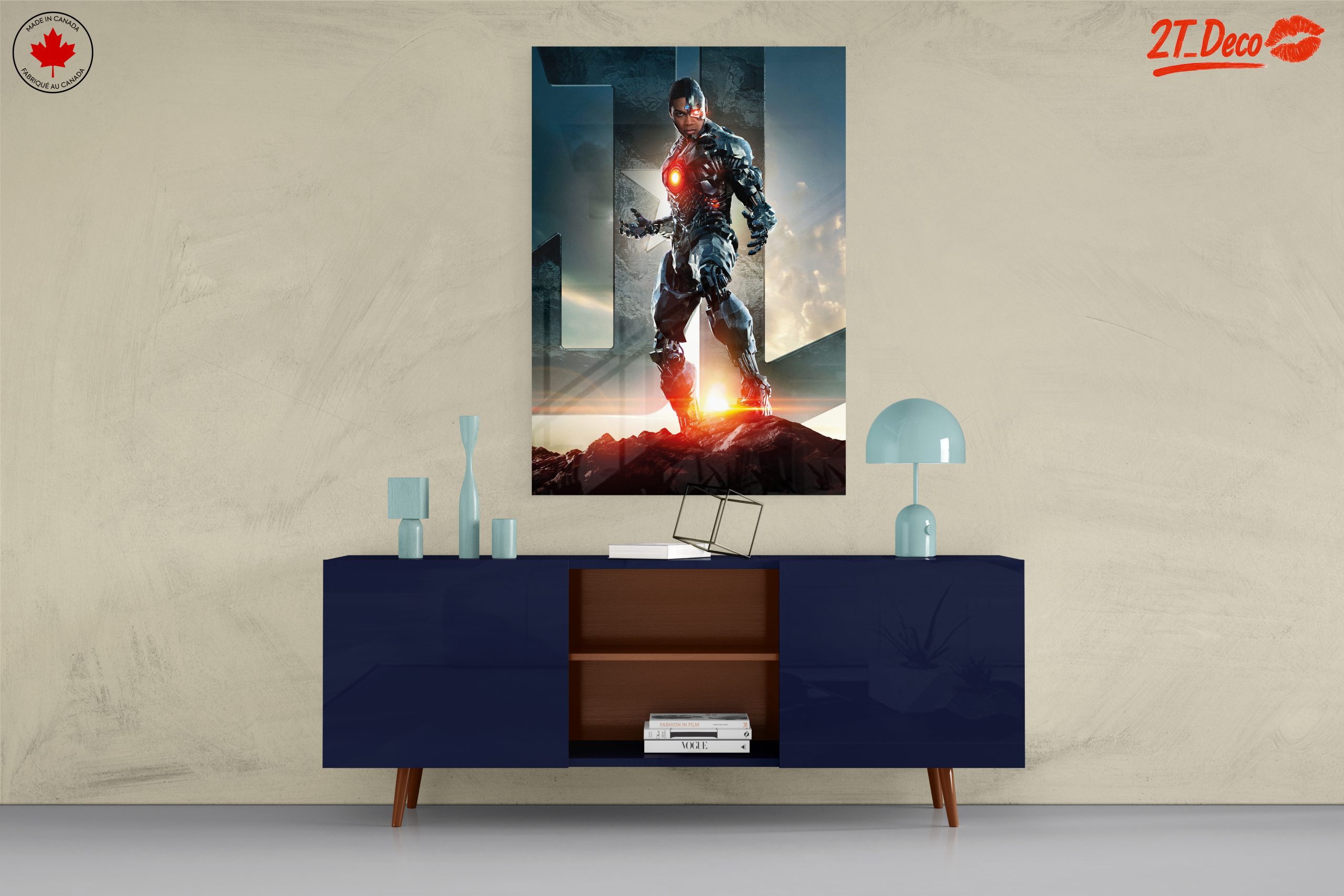 Cyborg from DC Comics in Dynamic Pose - Image 8