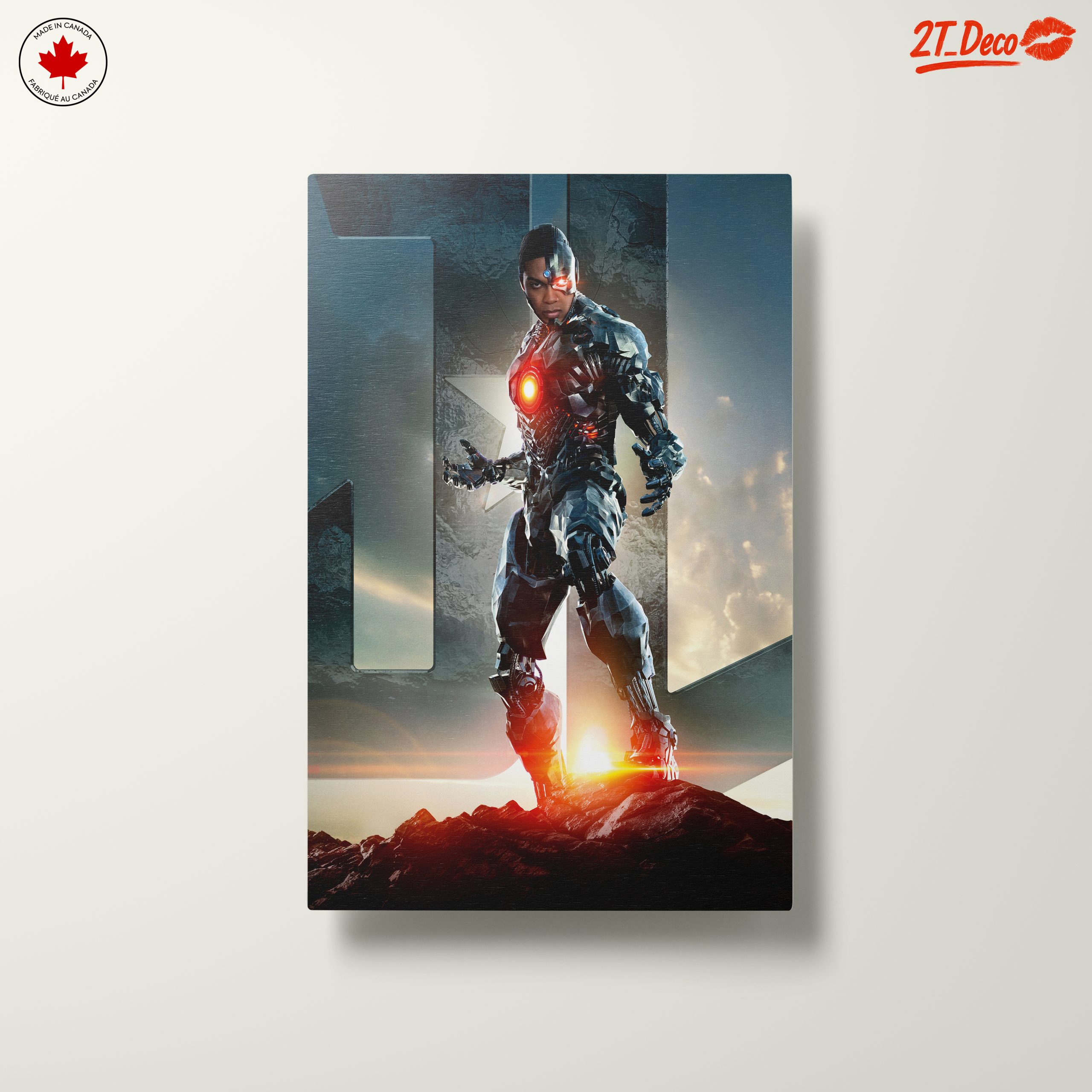 Cyborg from DC Comics in Dynamic Pose - Image 10
