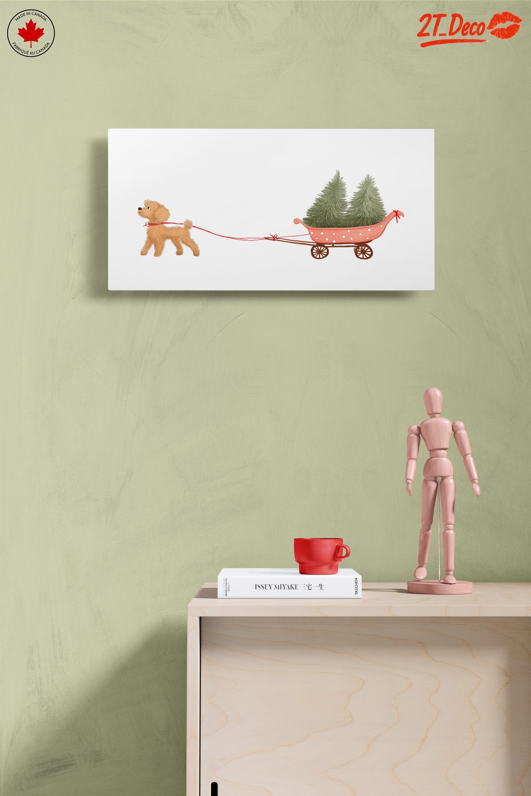 Playful Dog Pulling Christmas Trees - Image 14