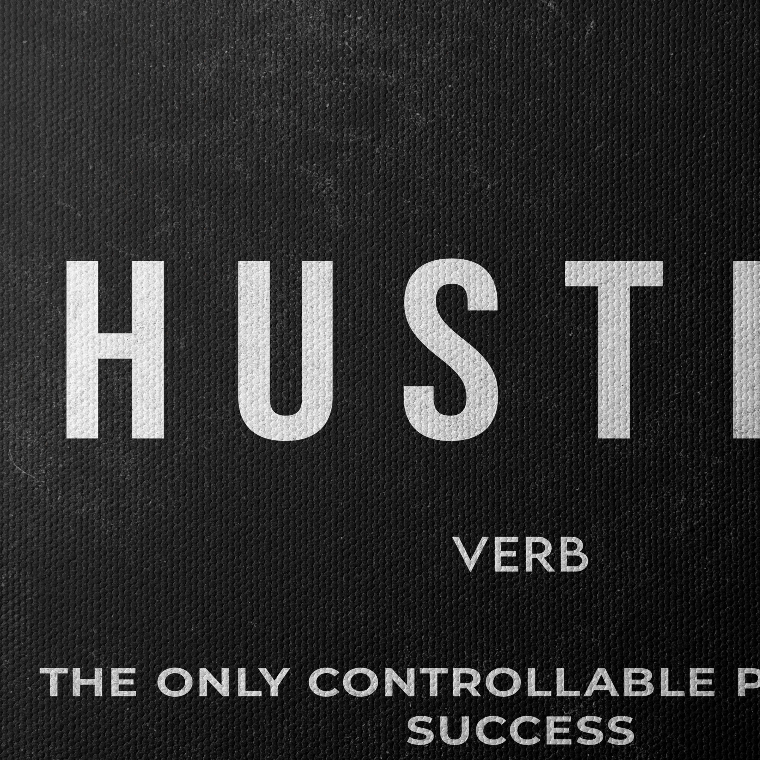 Hustle Motivational Quote Wall Art - Image 4
