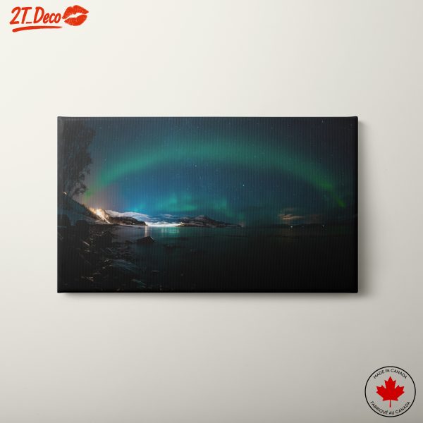Stunning Night Landscapes with Aurora Borealis